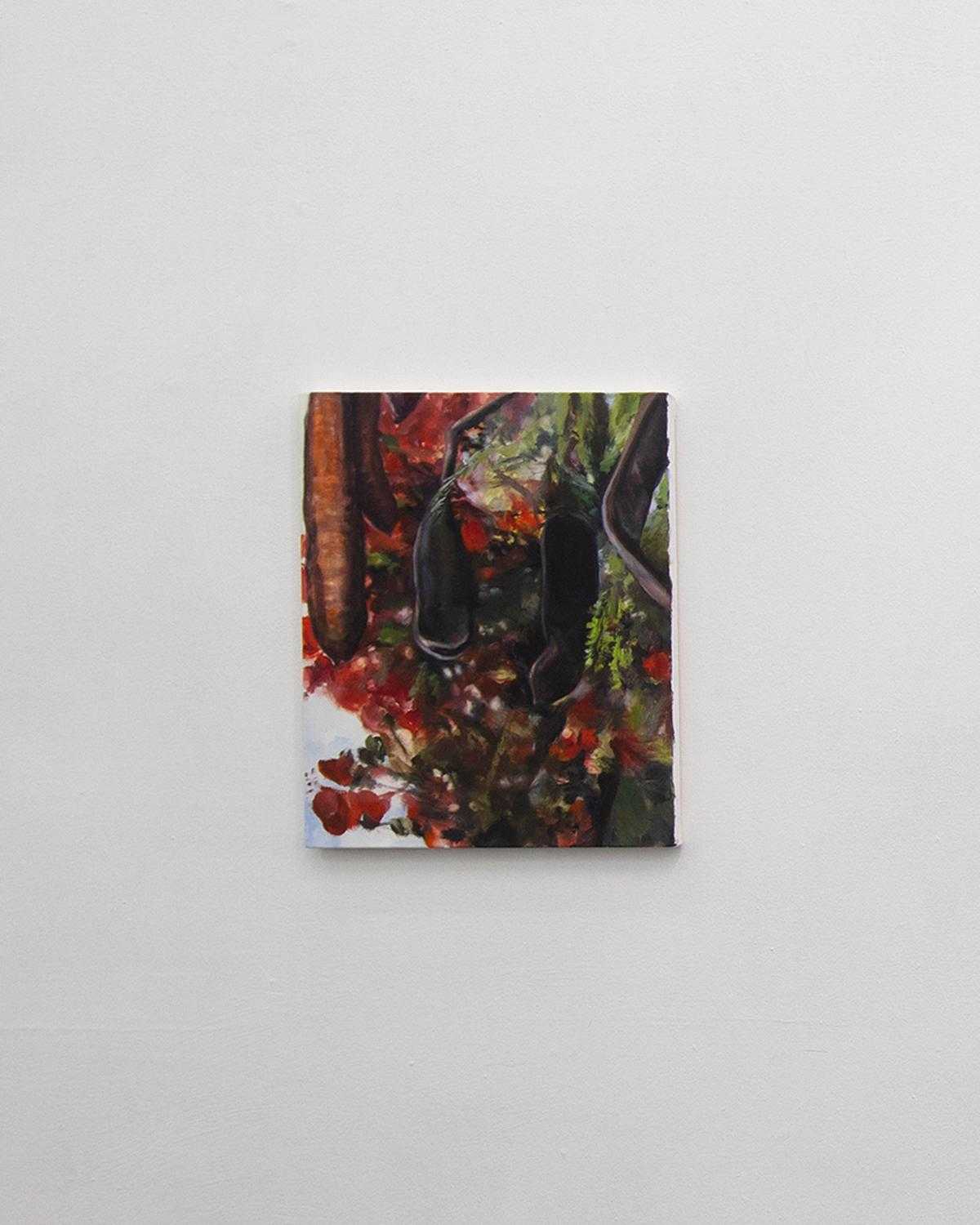 Medium Sized (verso) Sara Knowland Oil on canvas 50 x 41 cm 2024