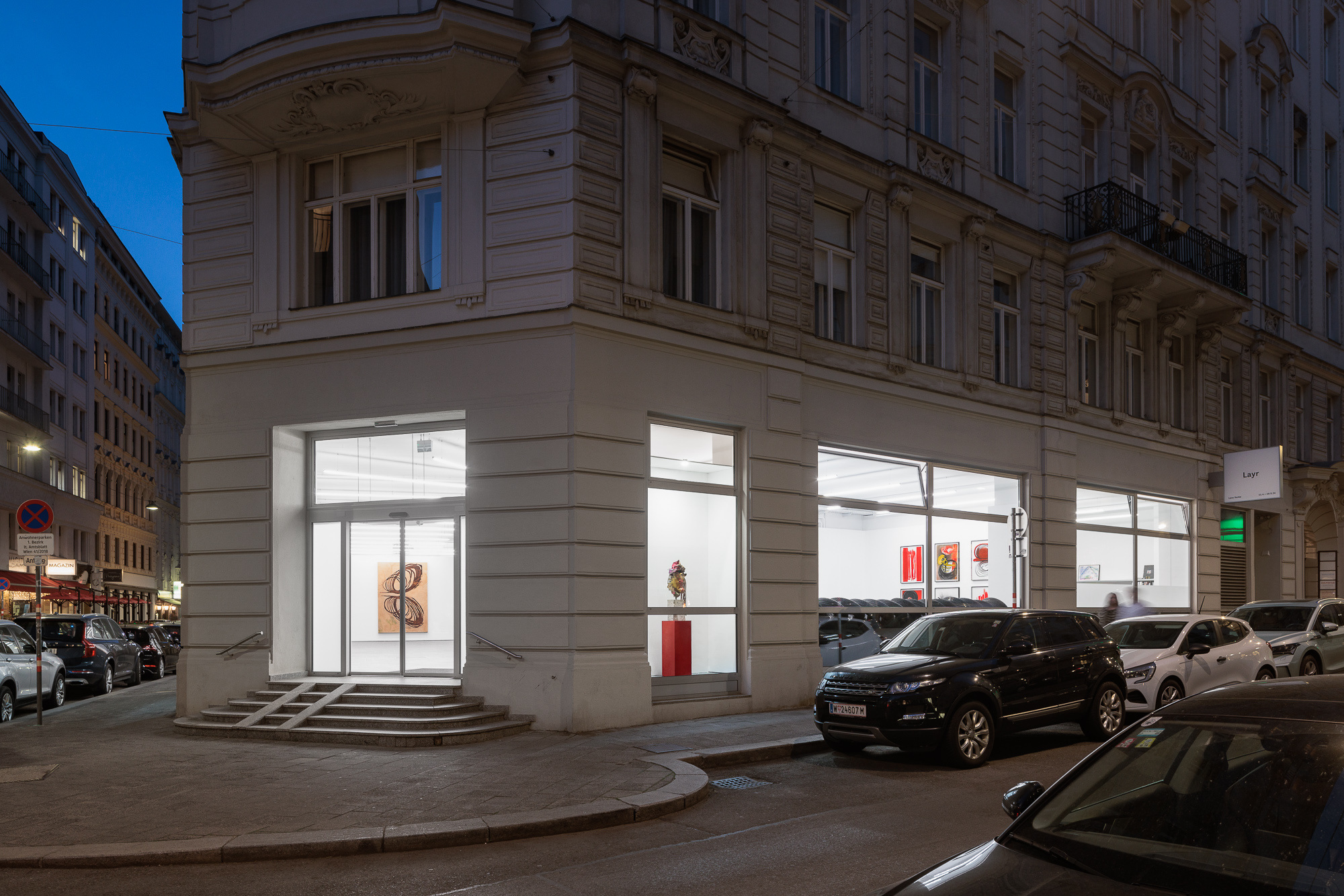 Lena Henke, Dark Glasses, 2024, Installation view, Layr Singerstraße, Vienna