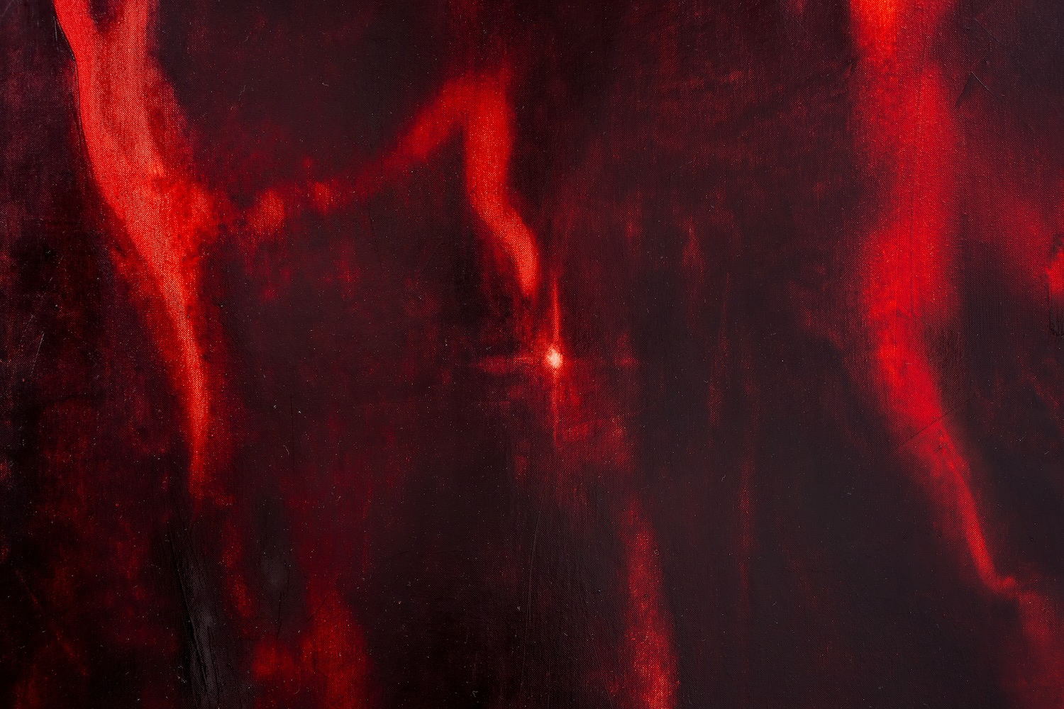 Julia Selin, 'My name is fire and my signature will dissolve into the universe', oil on canvas, 190.0 x 140.0 cm, 2024 [detail]