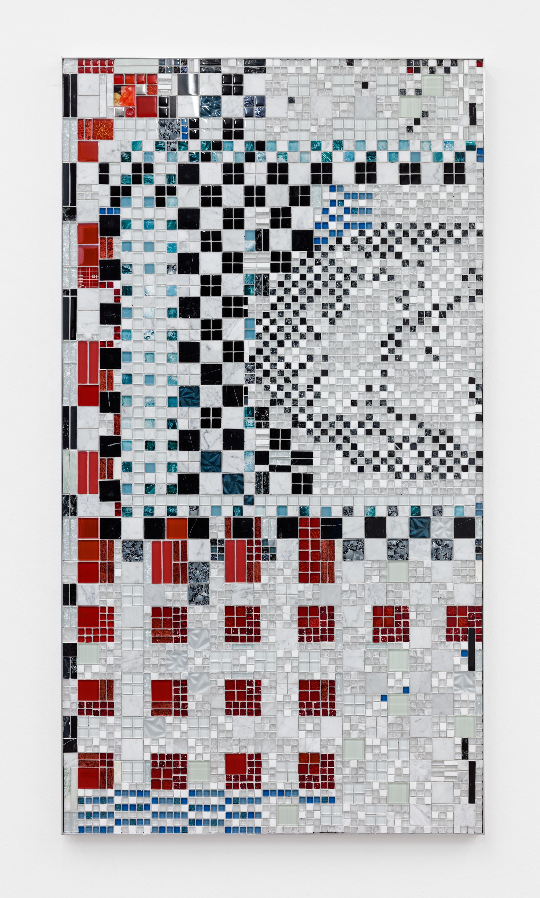 Supposing She WasReady, 2024, mixed tiles, 176 x 95,5 x 3 cm