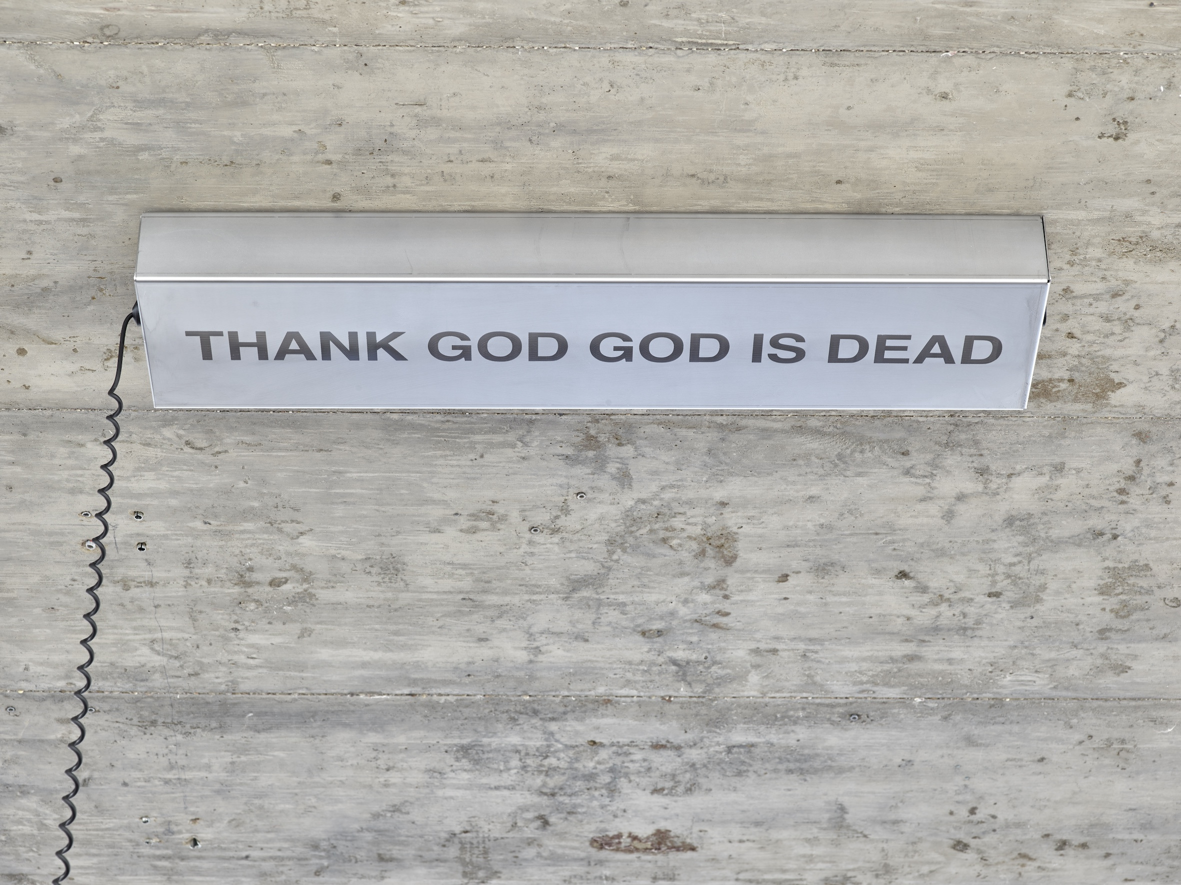 Monty Richthofen, THANK GOD GOD IS DEAD, 2024, detail