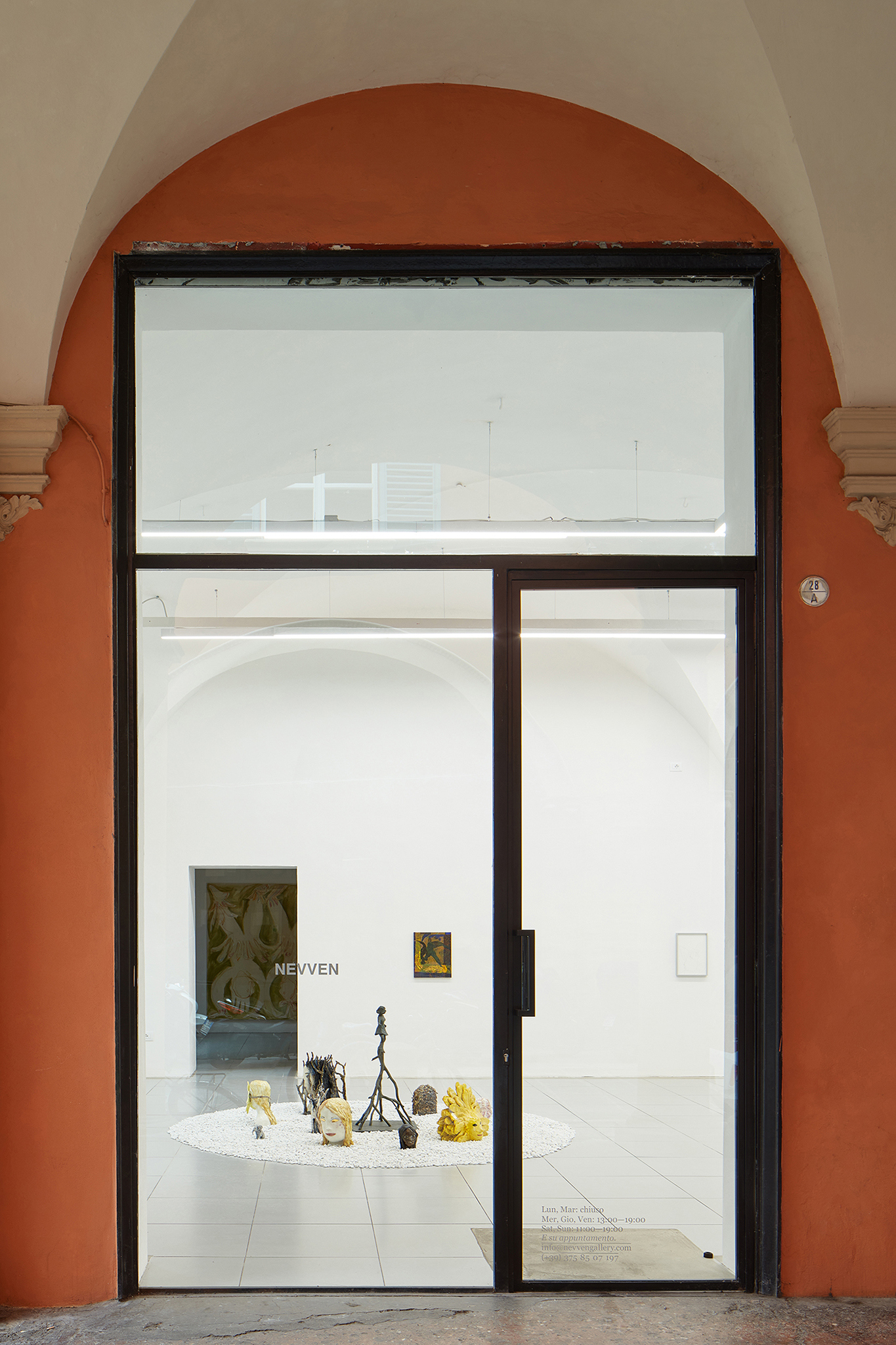 "Il Sorriso Degli Dèi" installation view.