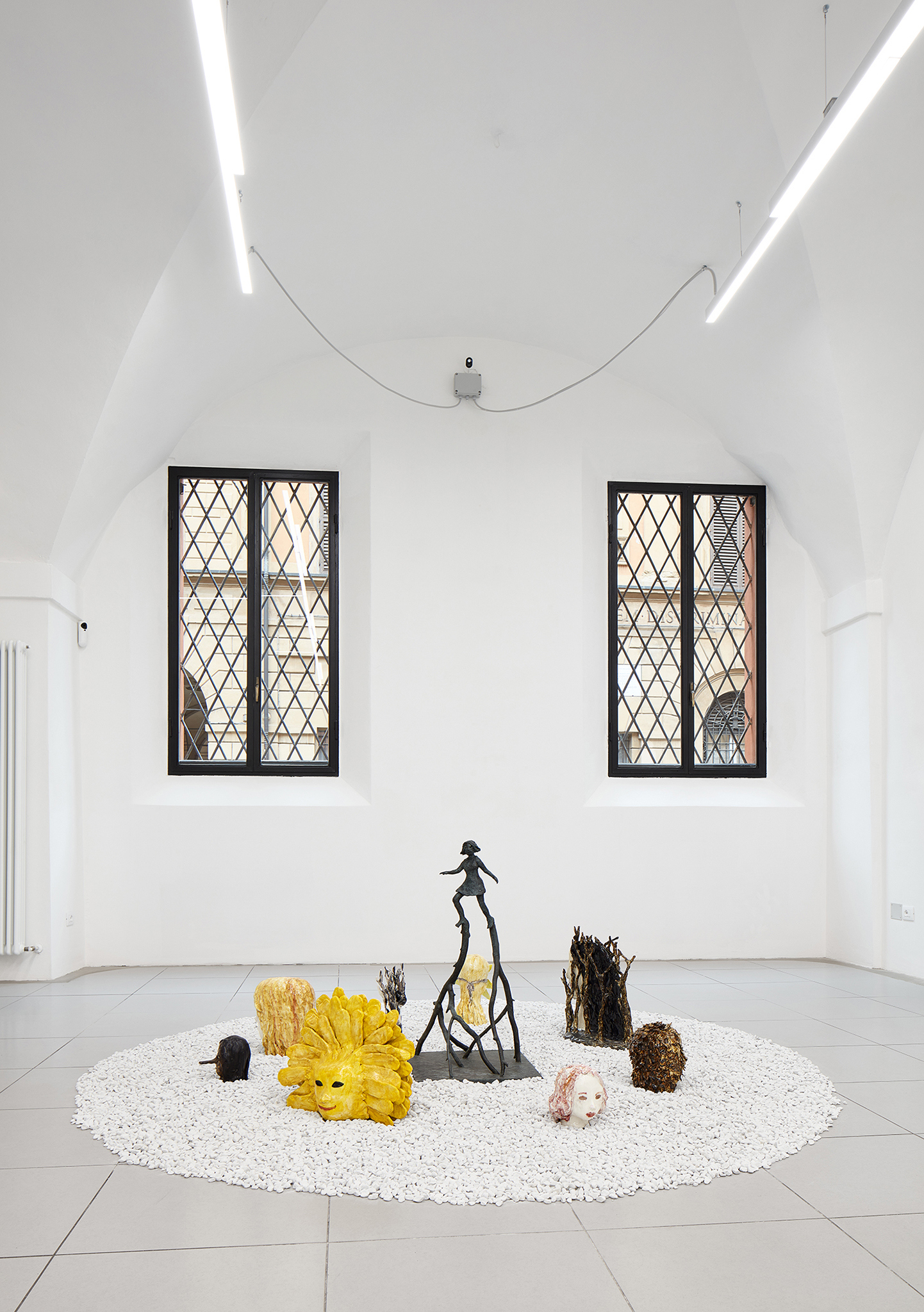 "Il Sorriso Degli Dèi" installation view.