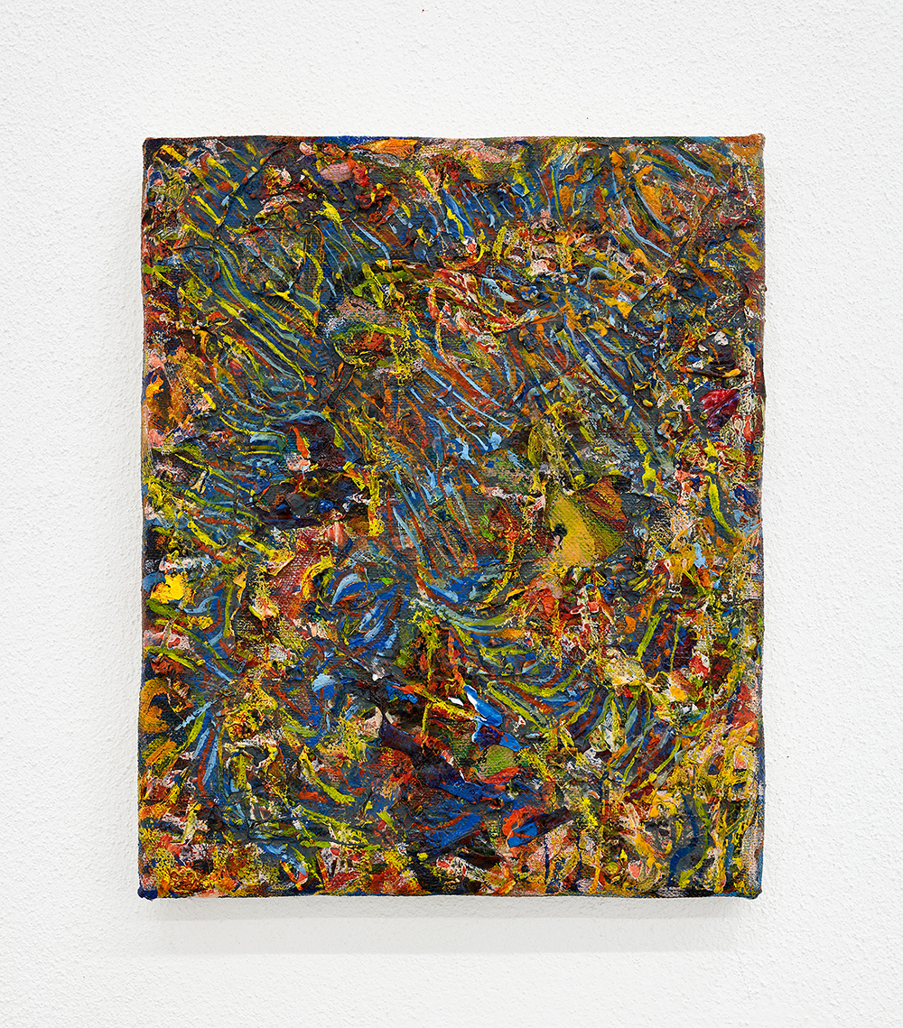 Anna Schachinger, "Sieglinde", 2021 (Oil on cotton, 27 x 22 cm).
