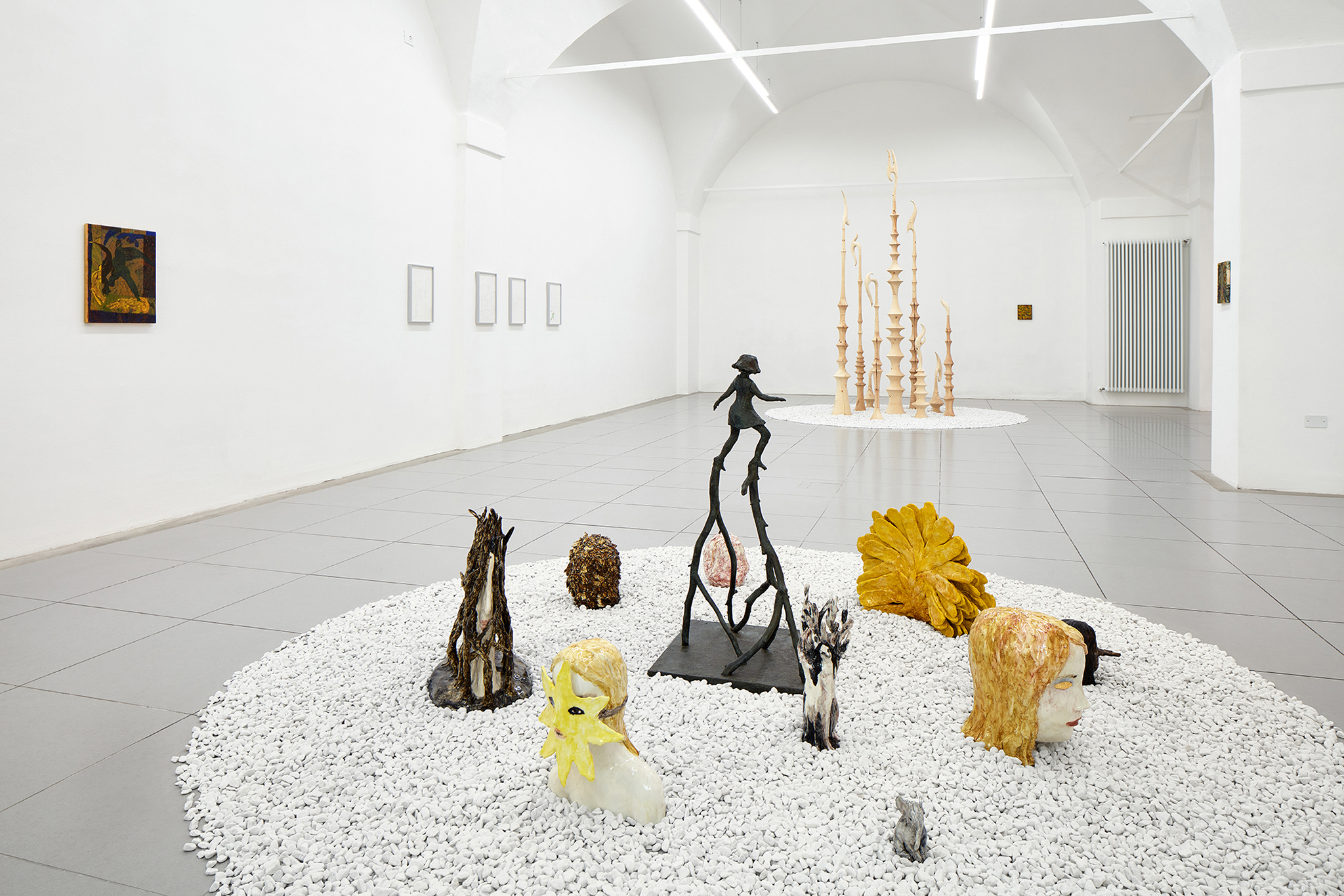 "Il Sorriso Degli Dèi" installation view.