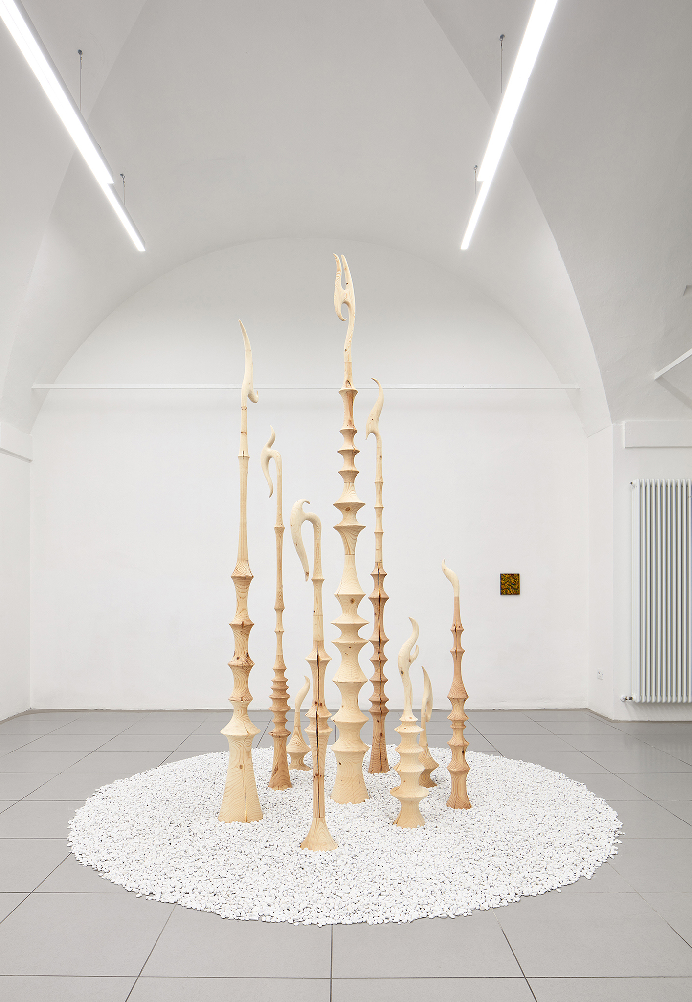 "Il Sorriso Degli Dèi" installation view. 