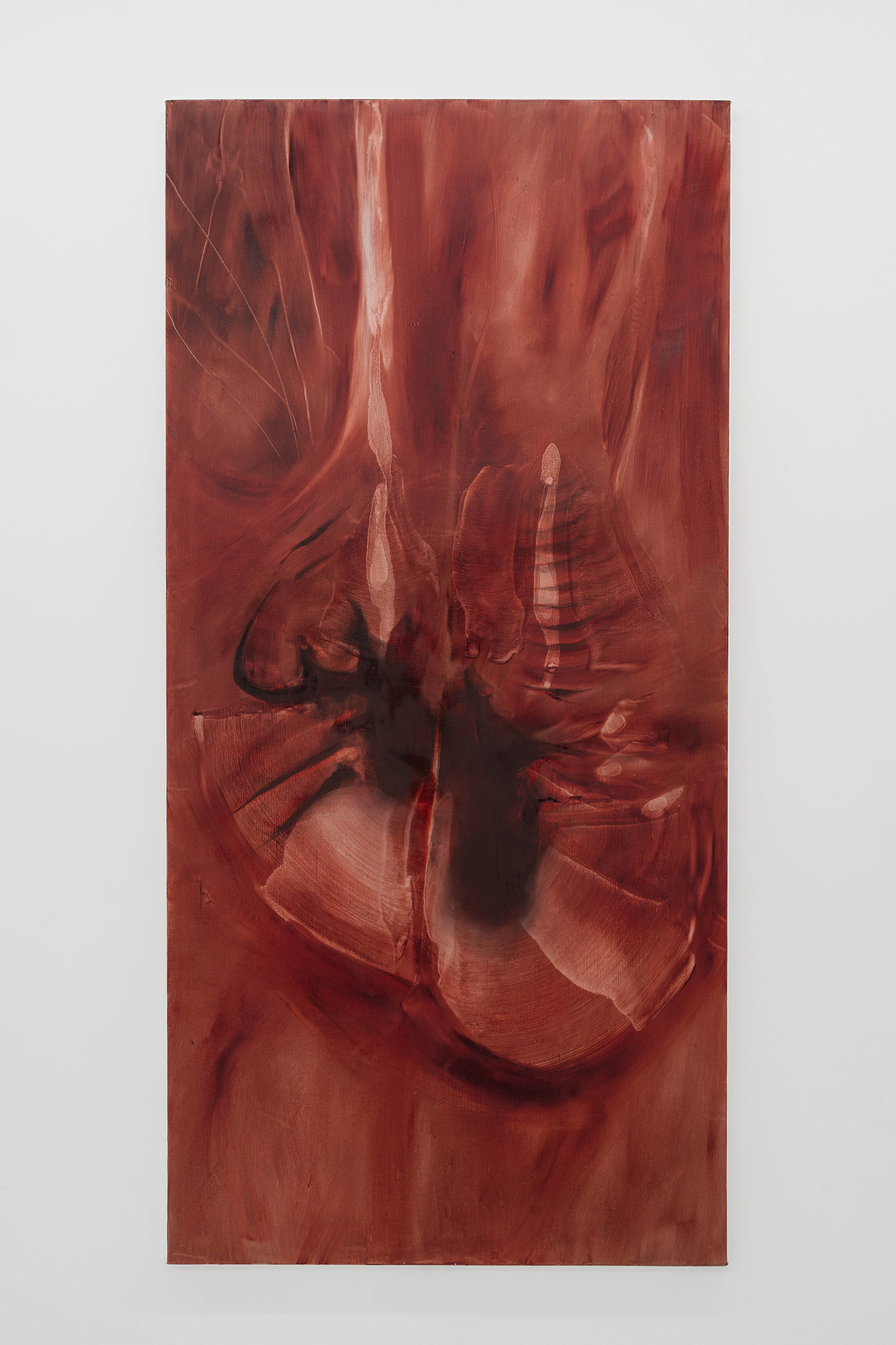 Aurora 2024 oil on linen 145 x 70 cm