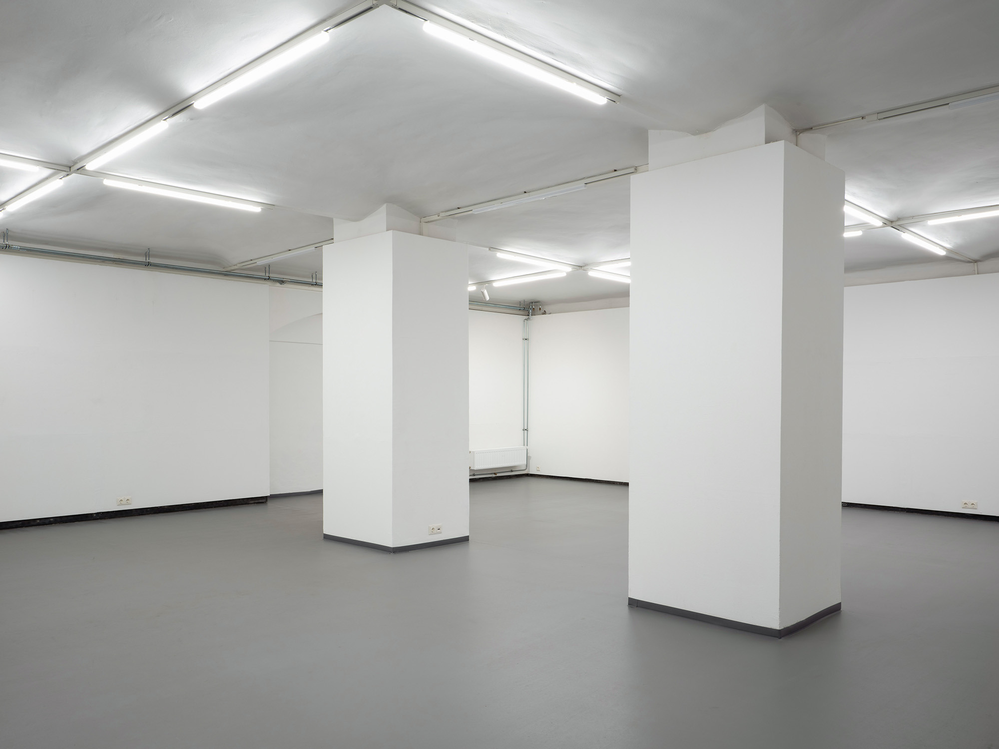 installation view, Aaron Amar Bhamra, air, 2024, 220 m2 , four ventilation grilles, air