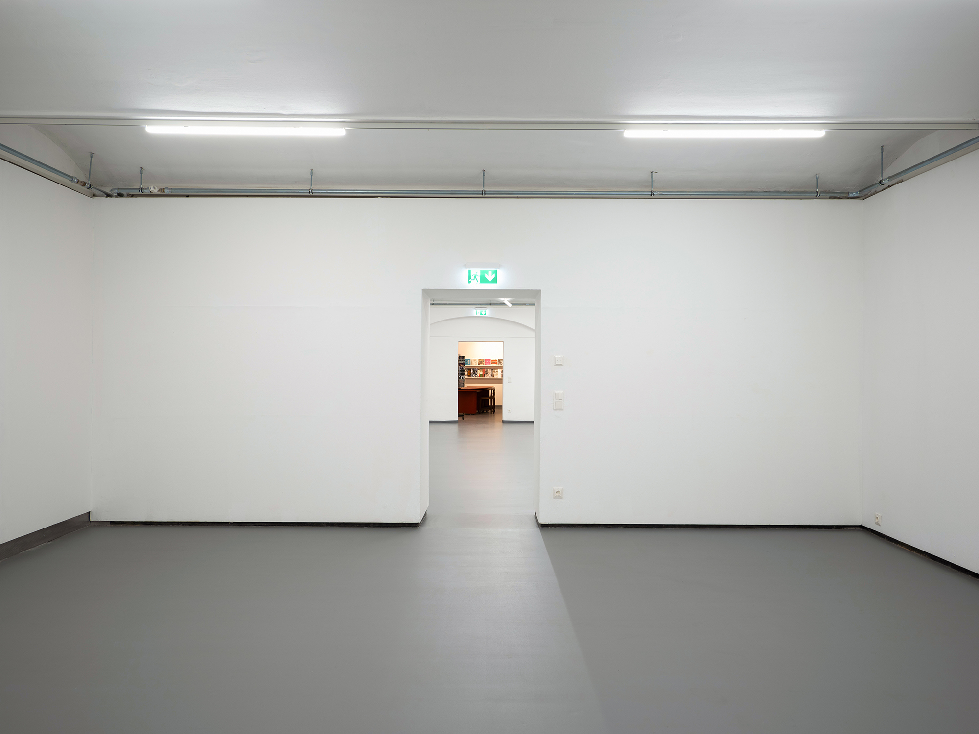 installation view, Aaron Amar Bhamra, air, 2024, 220 m2 , four ventilation grilles, air