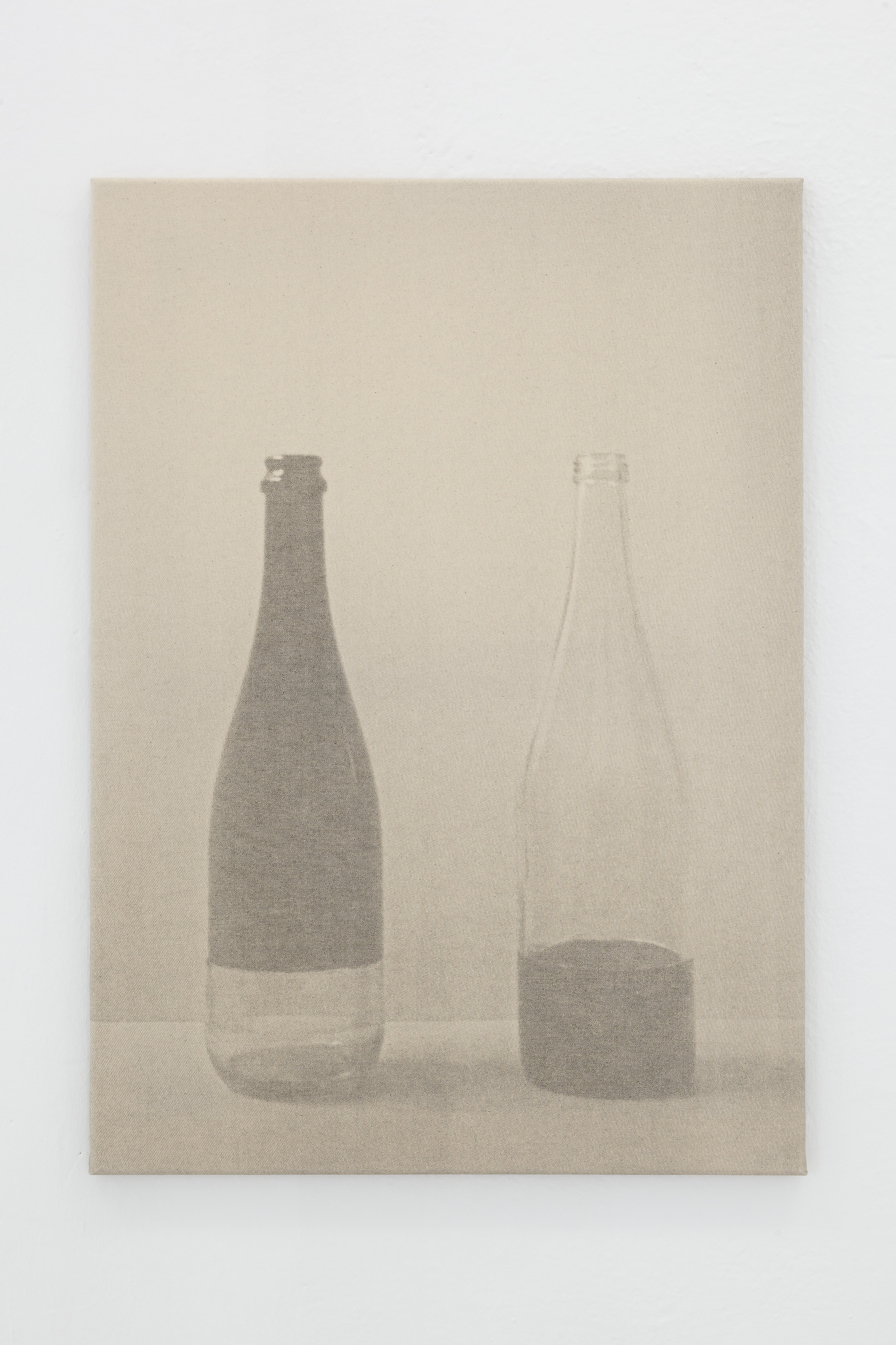 Ziva Drvaric, Whole in two parts, 2024, Screen print on canvas, 70x50cm