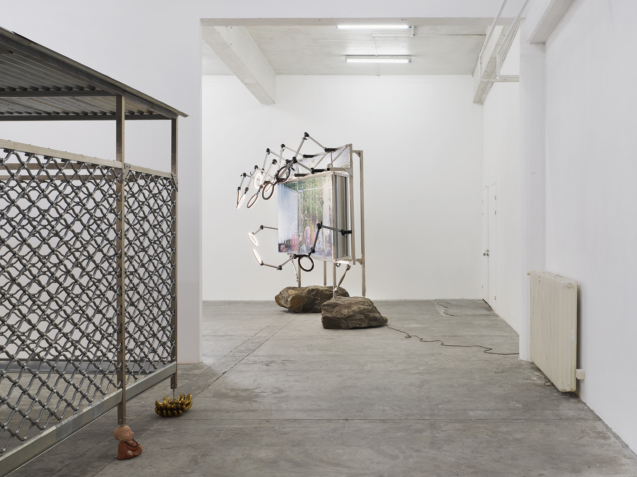 Emmanuelle Lainé, installation view, CIRCUIT Centre d’art contemporain, Lausanne, 2024