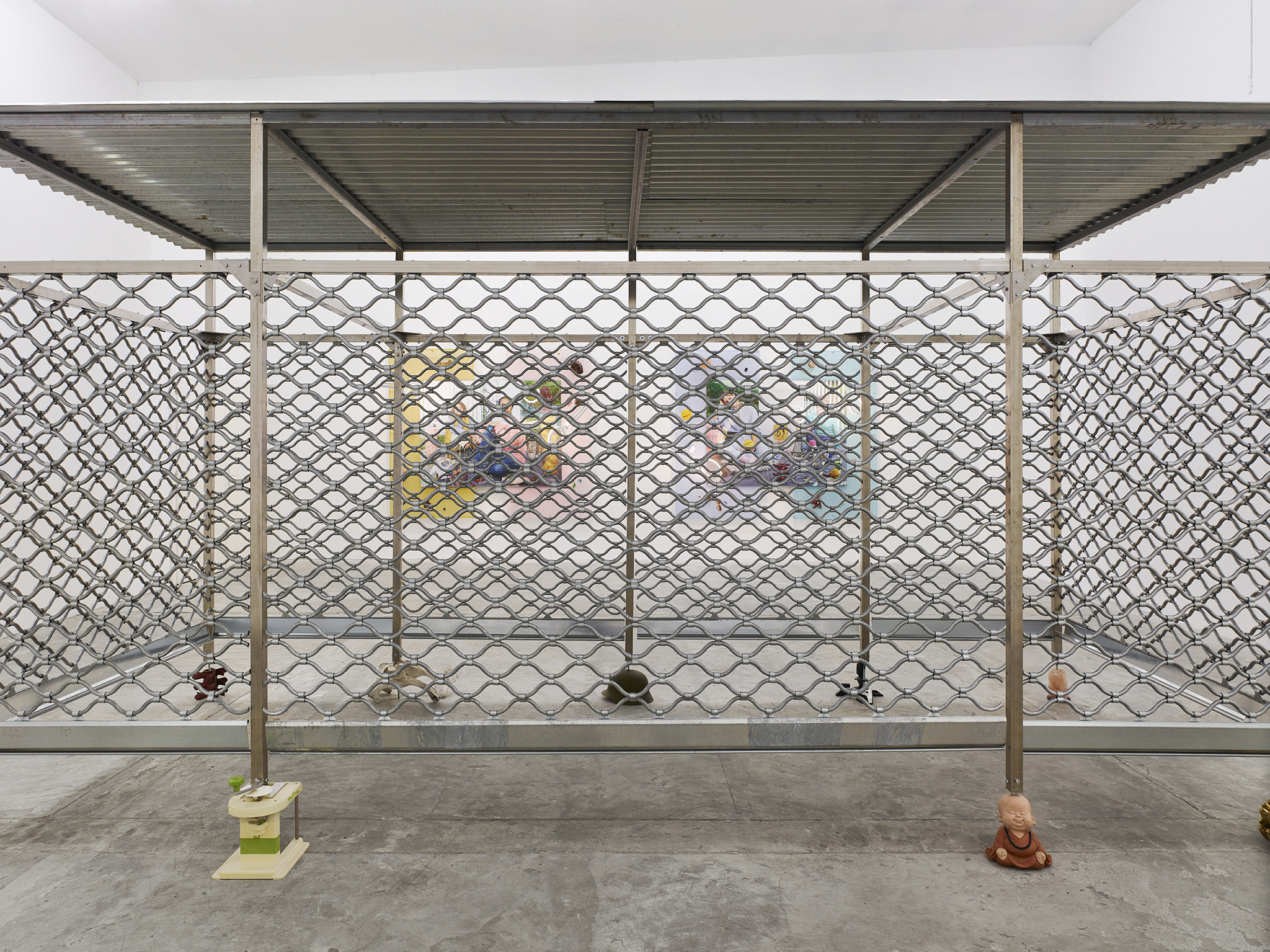 Emmanuelle Lainé, installation view, CIRCUIT Centre d’art contemporain, Lausanne, 2024
