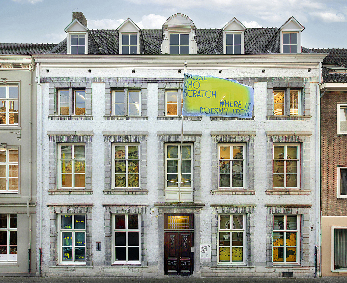 The monumental facade of Marres, House for Contemporary Culture in Maastricht Photo: Gert Jan van Rooij