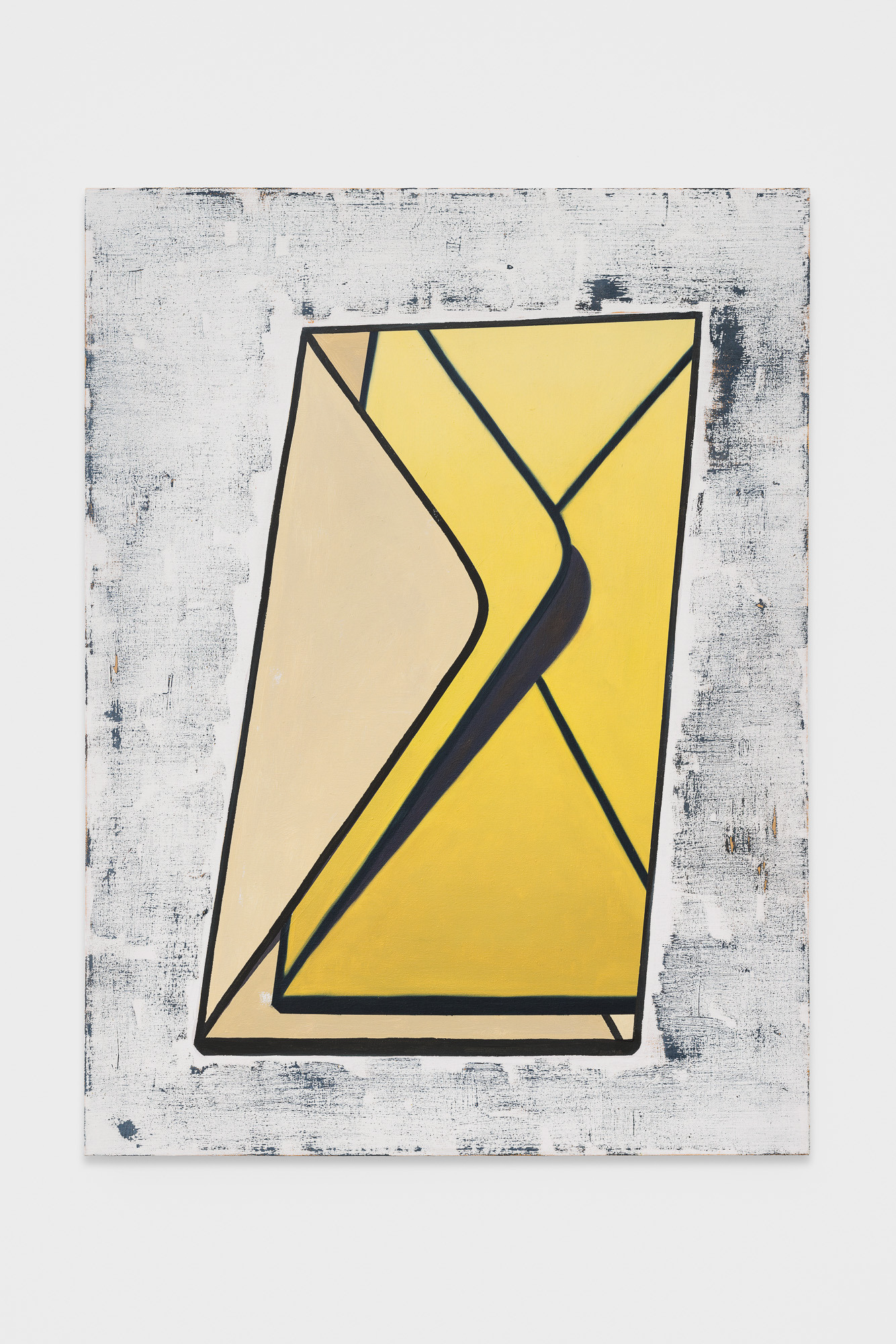 Anne Neukamp, Correspondence, 2024, oil, tempera, acrylic on canvas, 80 x 60 cm