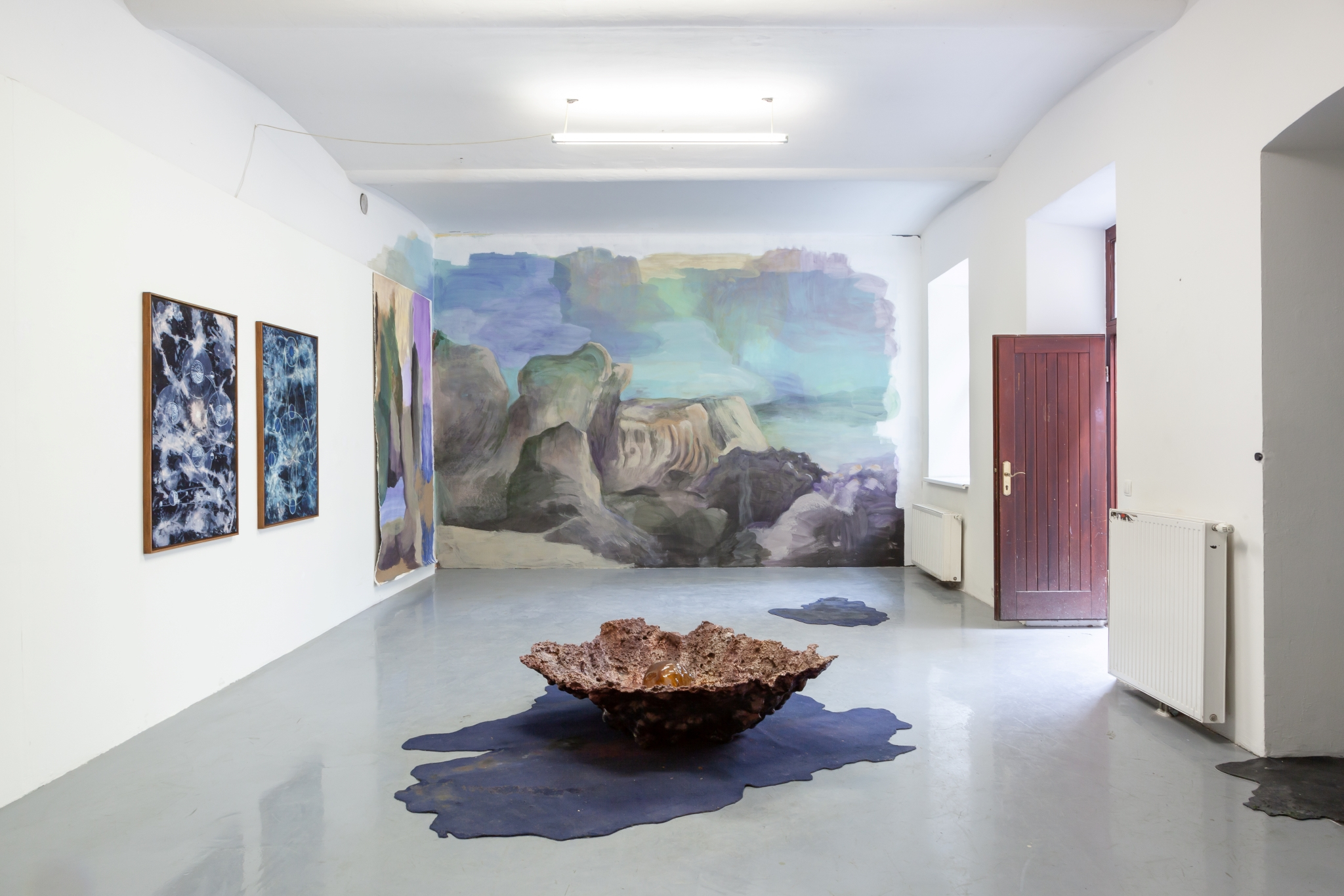"Moon, she said...", installation view