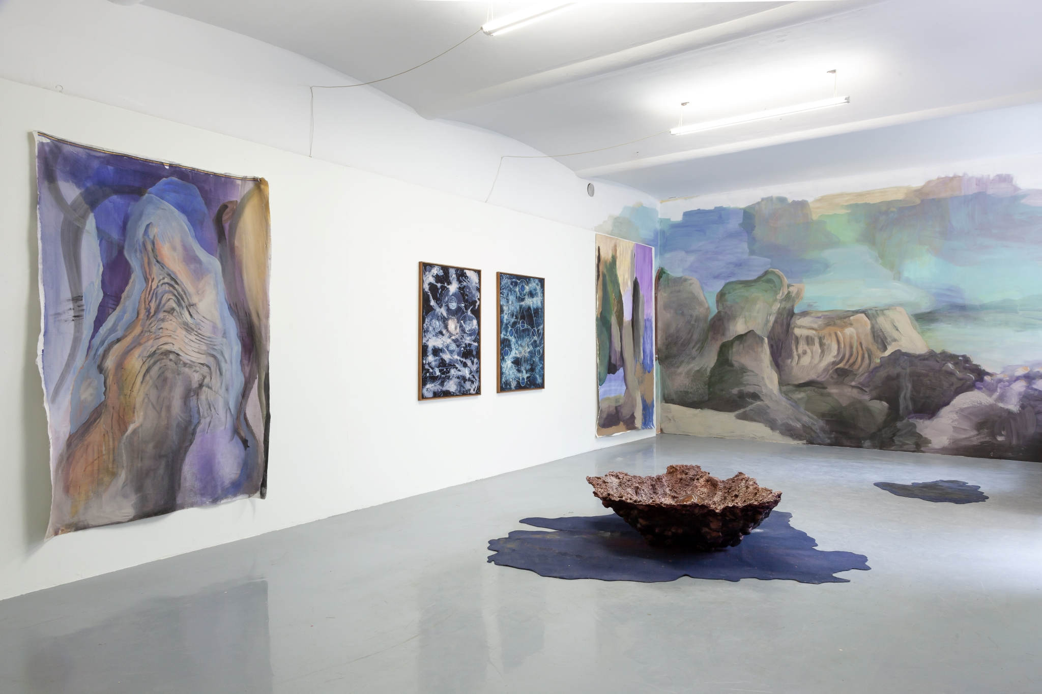 "Moon, she said...", installation view