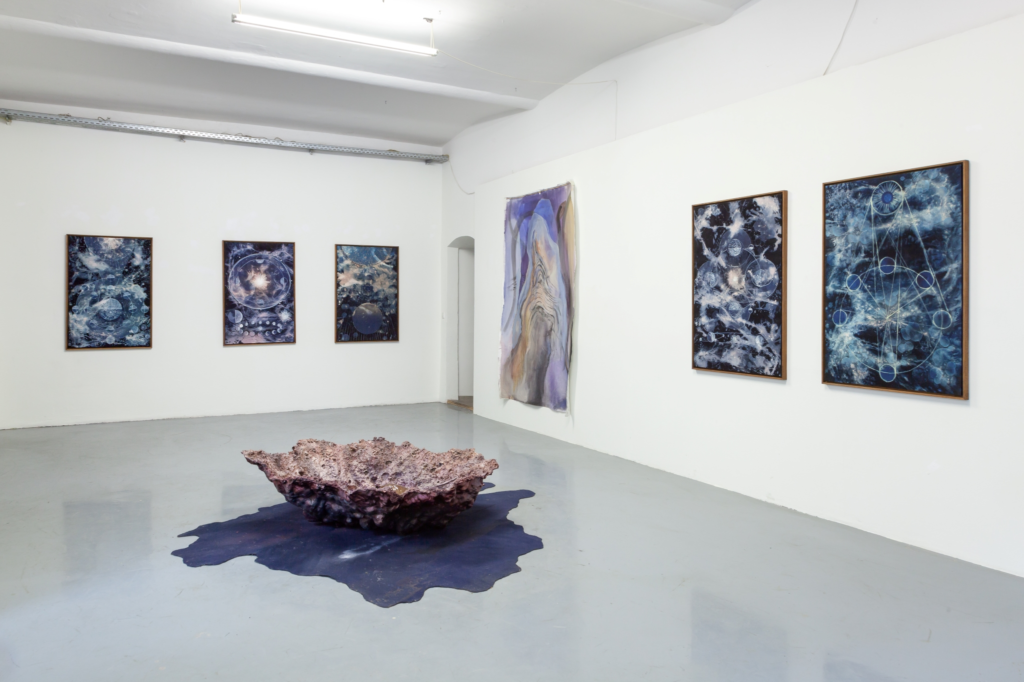 "Moon, she said...", installation view
