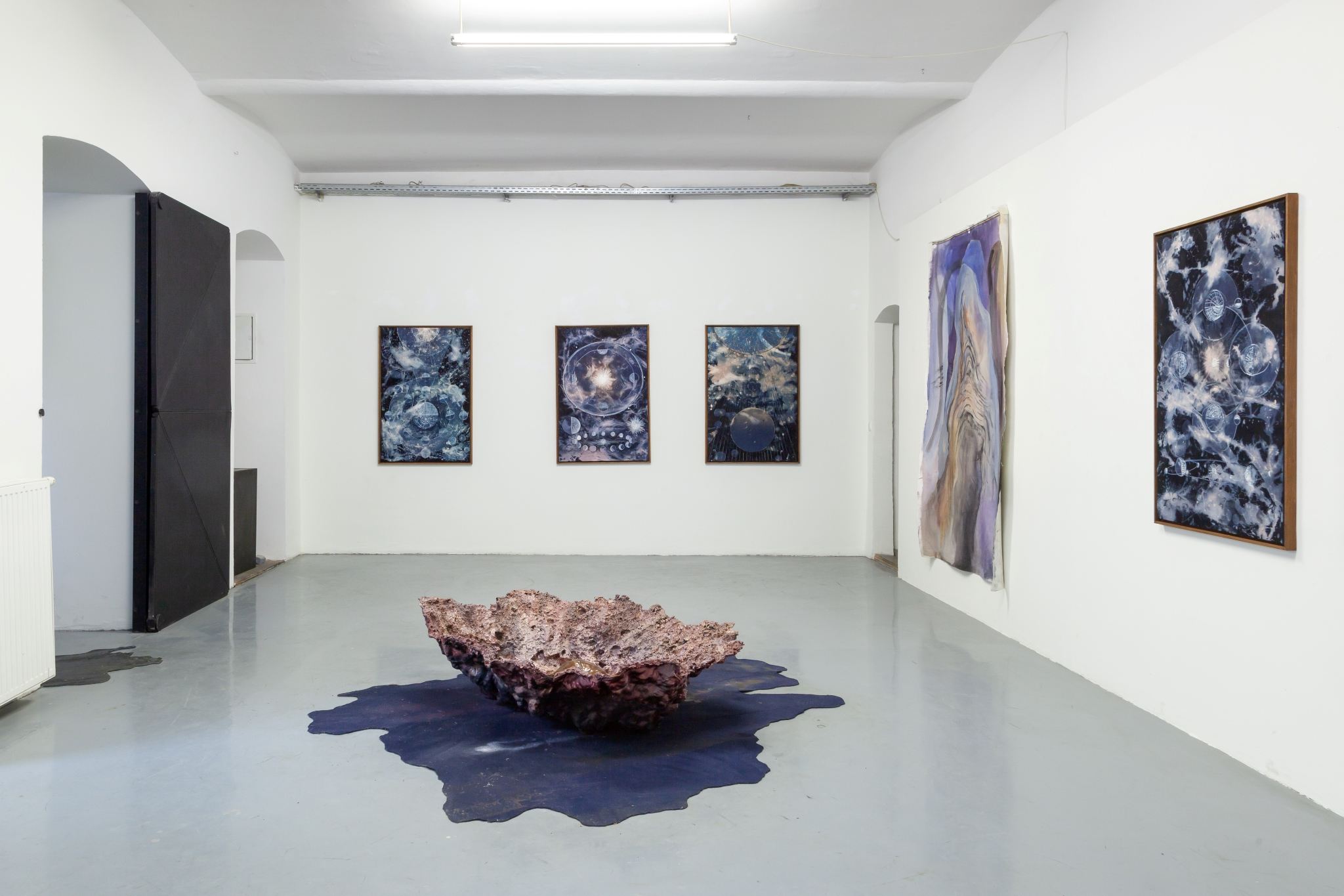 "Moon, she said...", installation view