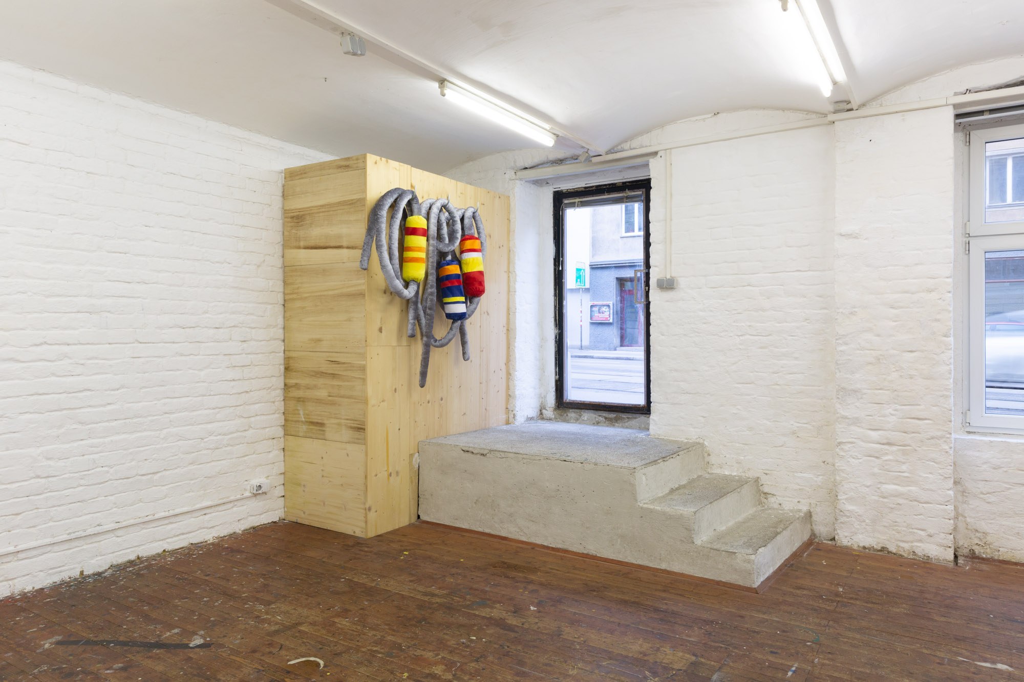Exhibition view, Station Konsolidation: Echozelle, Raphael Haider & Adrian Hazi, 2024