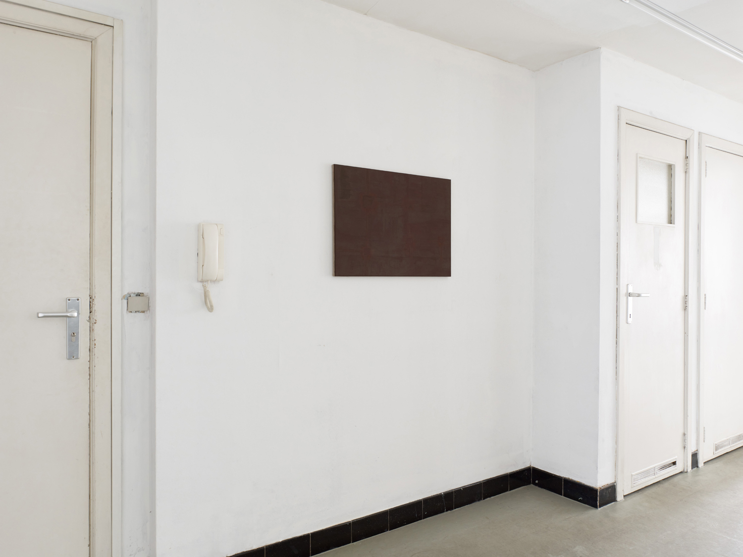 Arian de Vette Untitled, 2024, MDF, tempera on linen, 49,5 x 69 cm