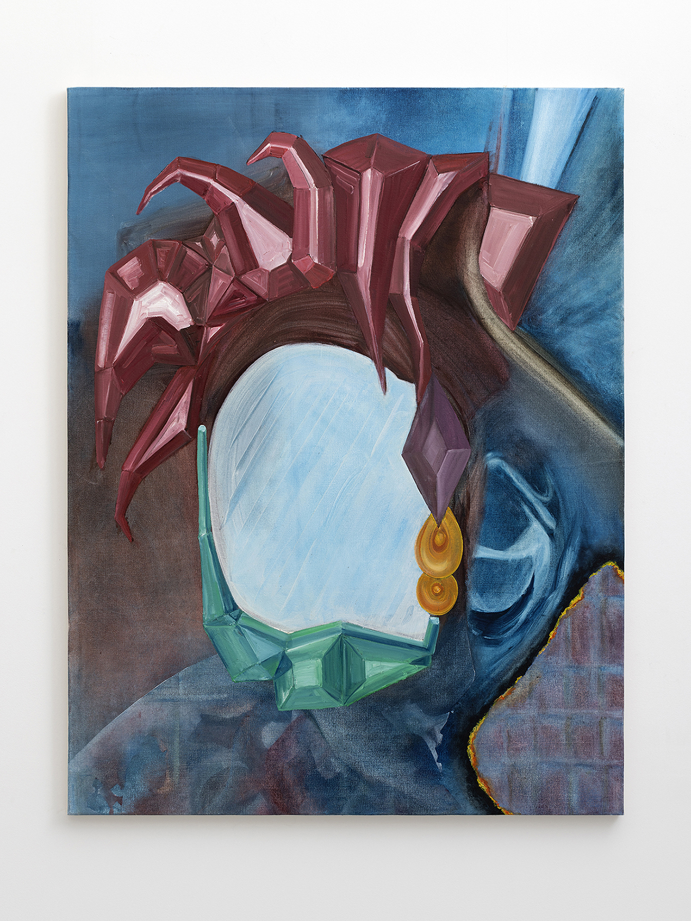 King of Cons, 2023, oil paint on canvas, 130x100 cm
