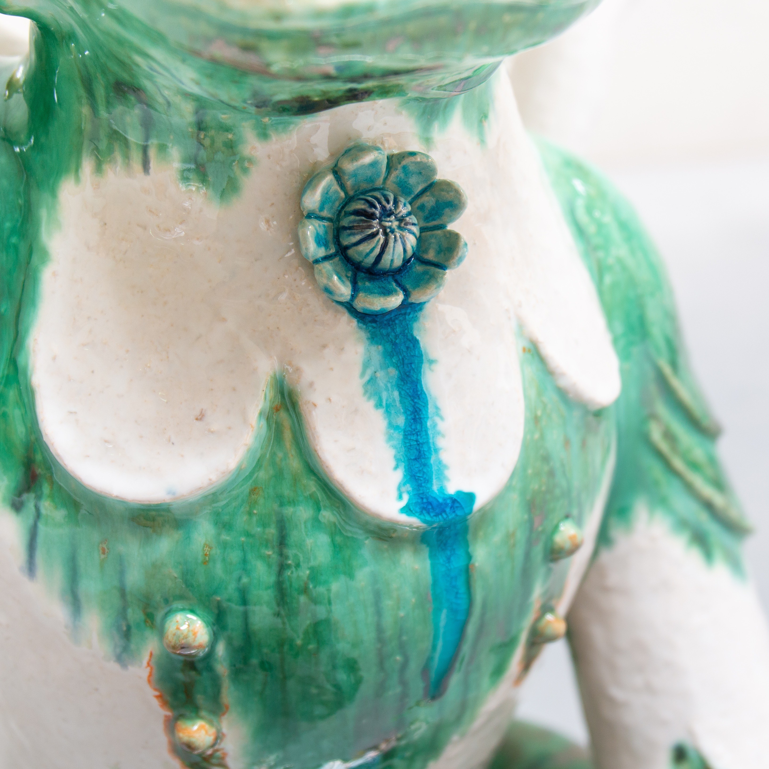 Pei-Hsuan Wang, âAhma Holding Up The Sky With One Handâ, 2023, detail.