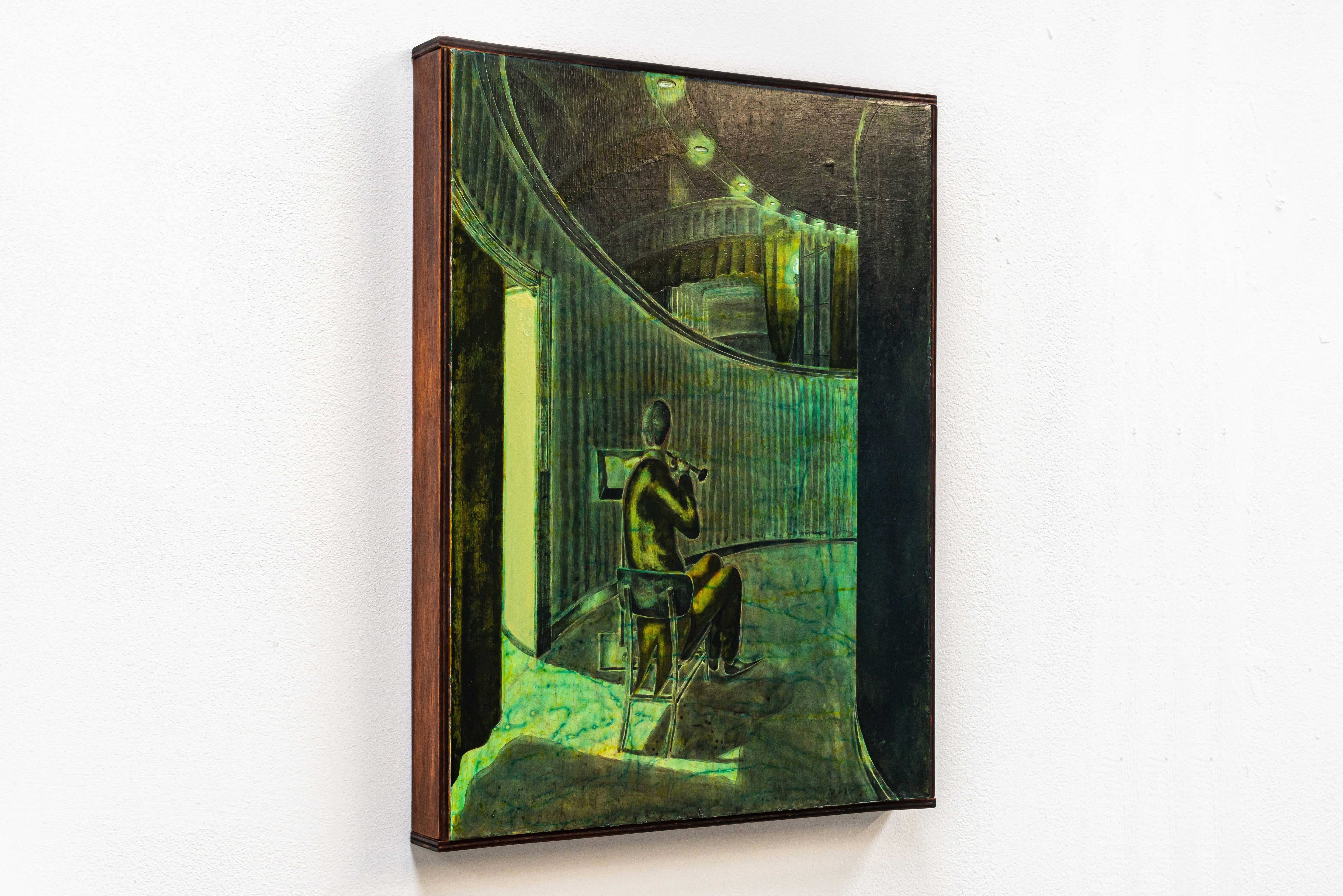 Andrei Pokrovskii, âOrchestra Pitâ, 2023, installation view.