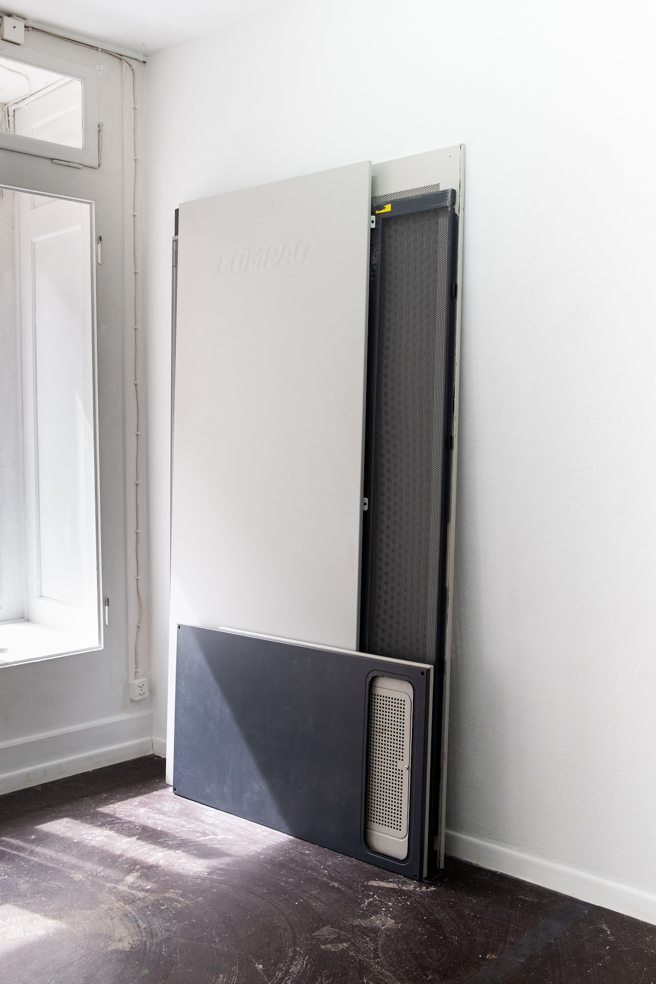 But if you are tired better you get a rest no?, 2024, Server racks, 196x119x18cm
