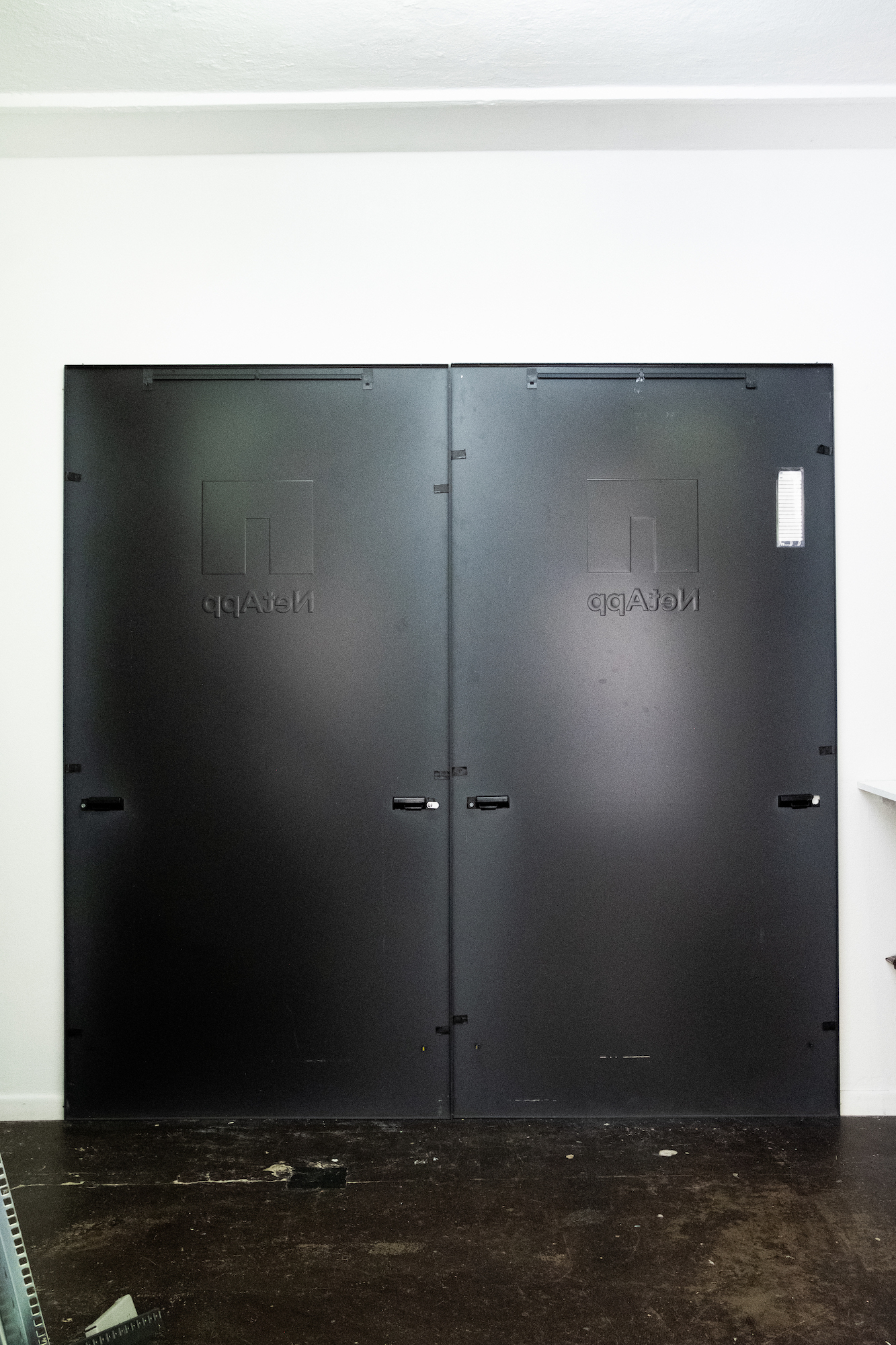 In front of the gate in 2, 2024 Server racks, 196x201x2.5cm