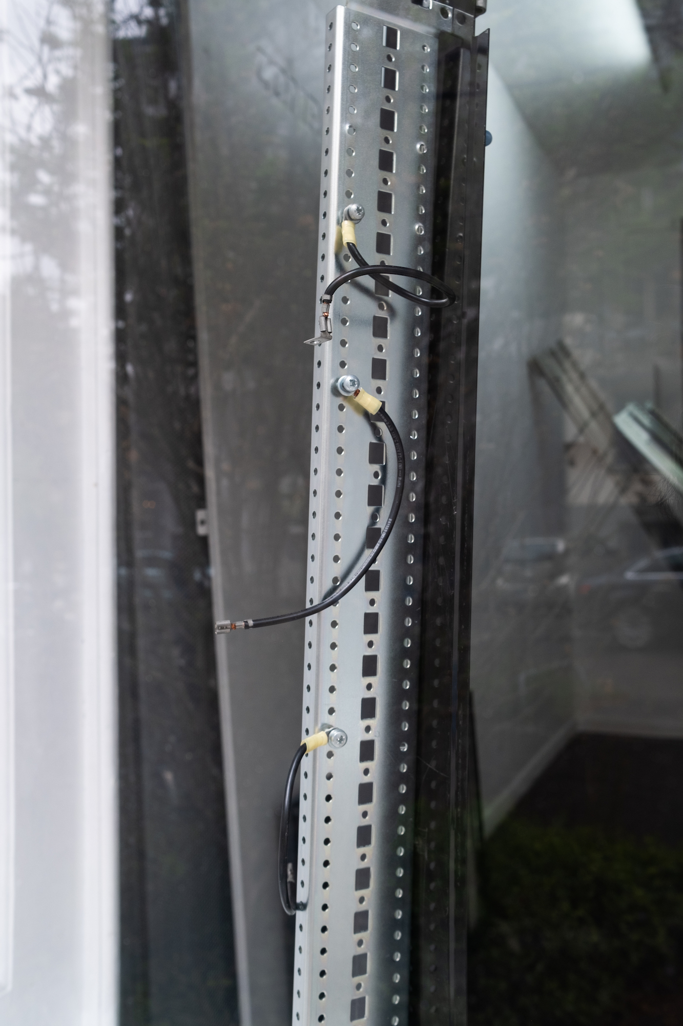 I am in the hall eating cake, 2024 Server racks, 94x32x22cm