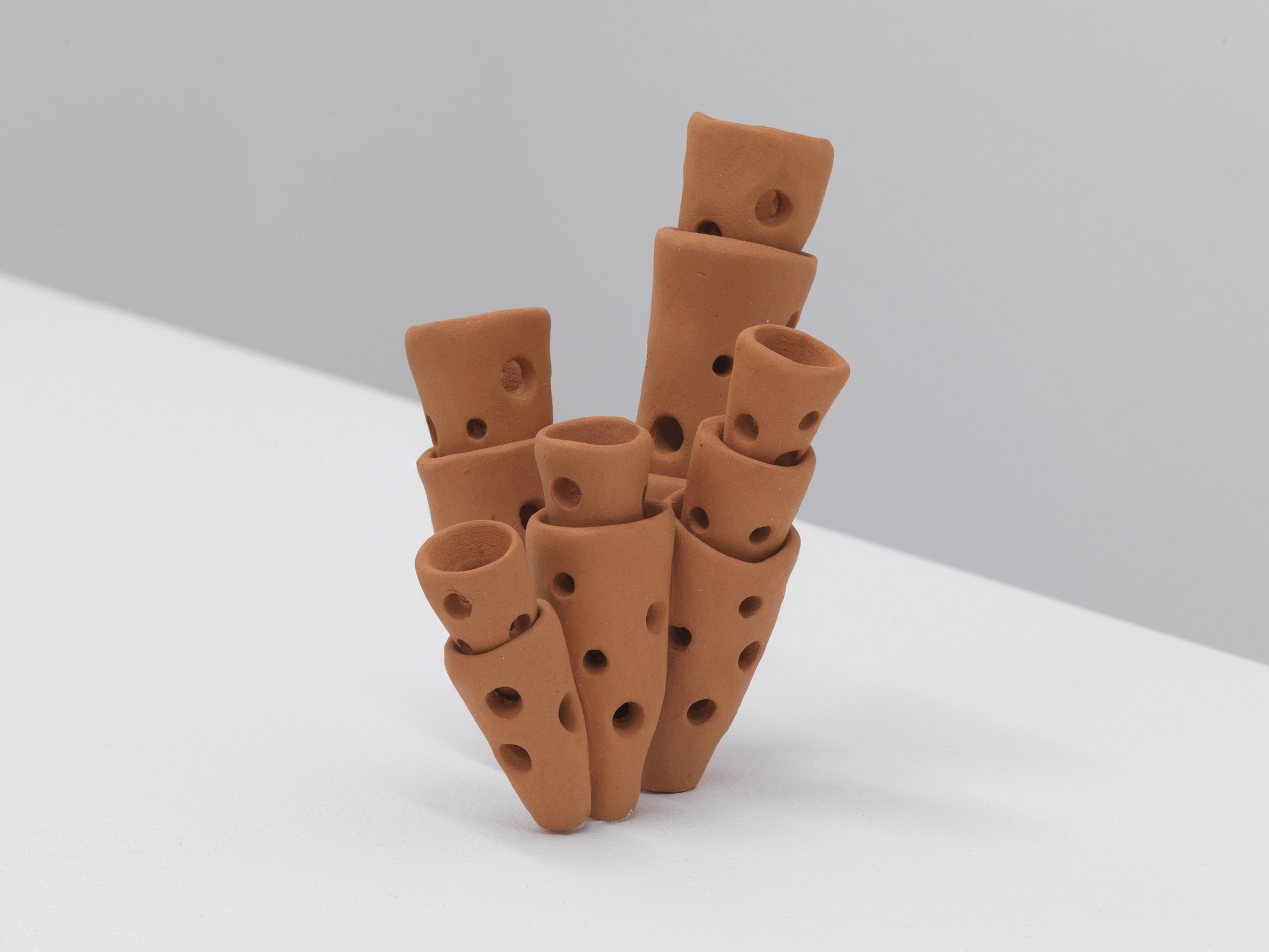 Paky Vlassopoulou, Make believe, 2024, Terracotta, 10.5 x 5.5 x 3.5 cm, Unique, courtesy the artist and Callirrhoë, Athens, image © Stathis Mamalakis 2024