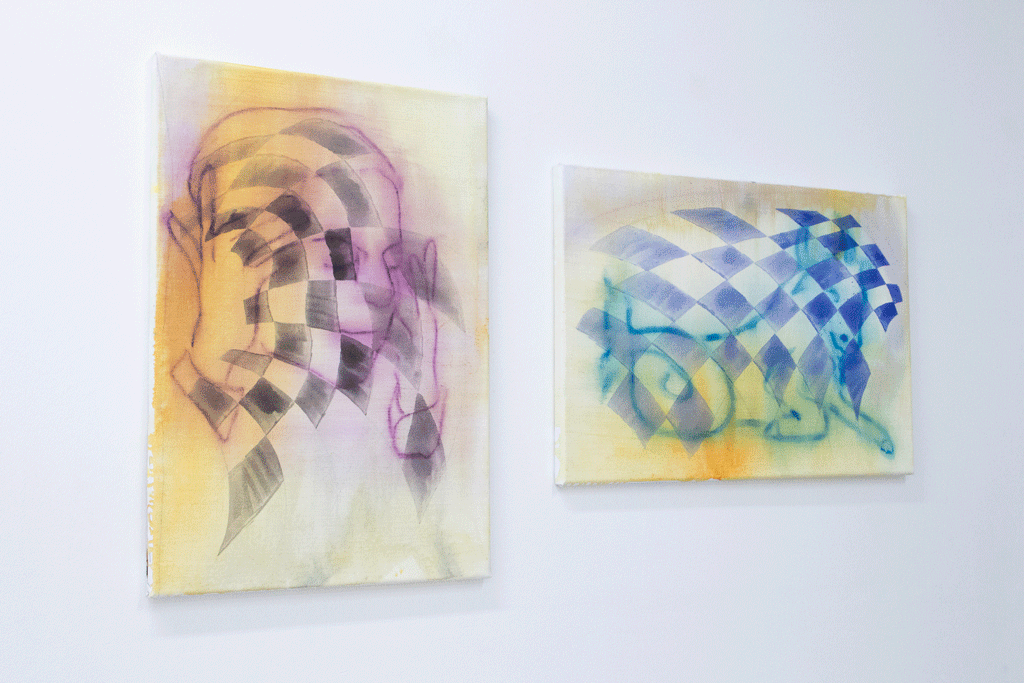 "Clairvoyance" 65x45 cm and "Capricorn" 45x65 cm