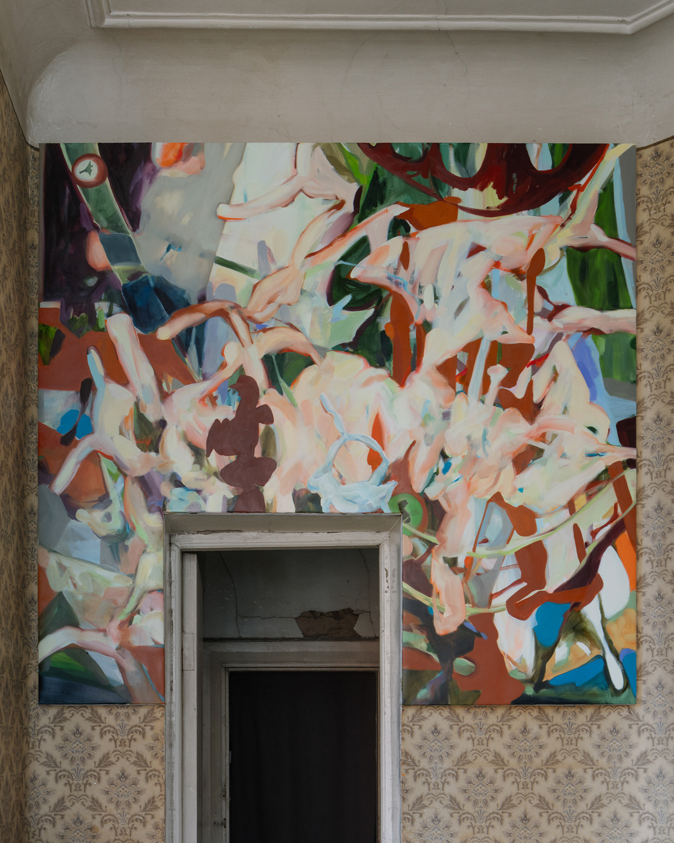 Nina Kintsurashvili, Untitled, 2024, Oil on linen, 178 x 167.5 cm