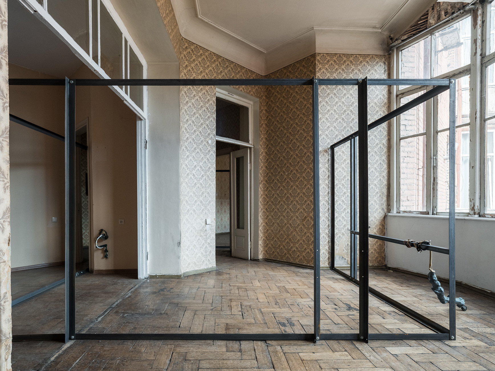 Installation view, SIXROOMFLAT, Tbilisi, 2024