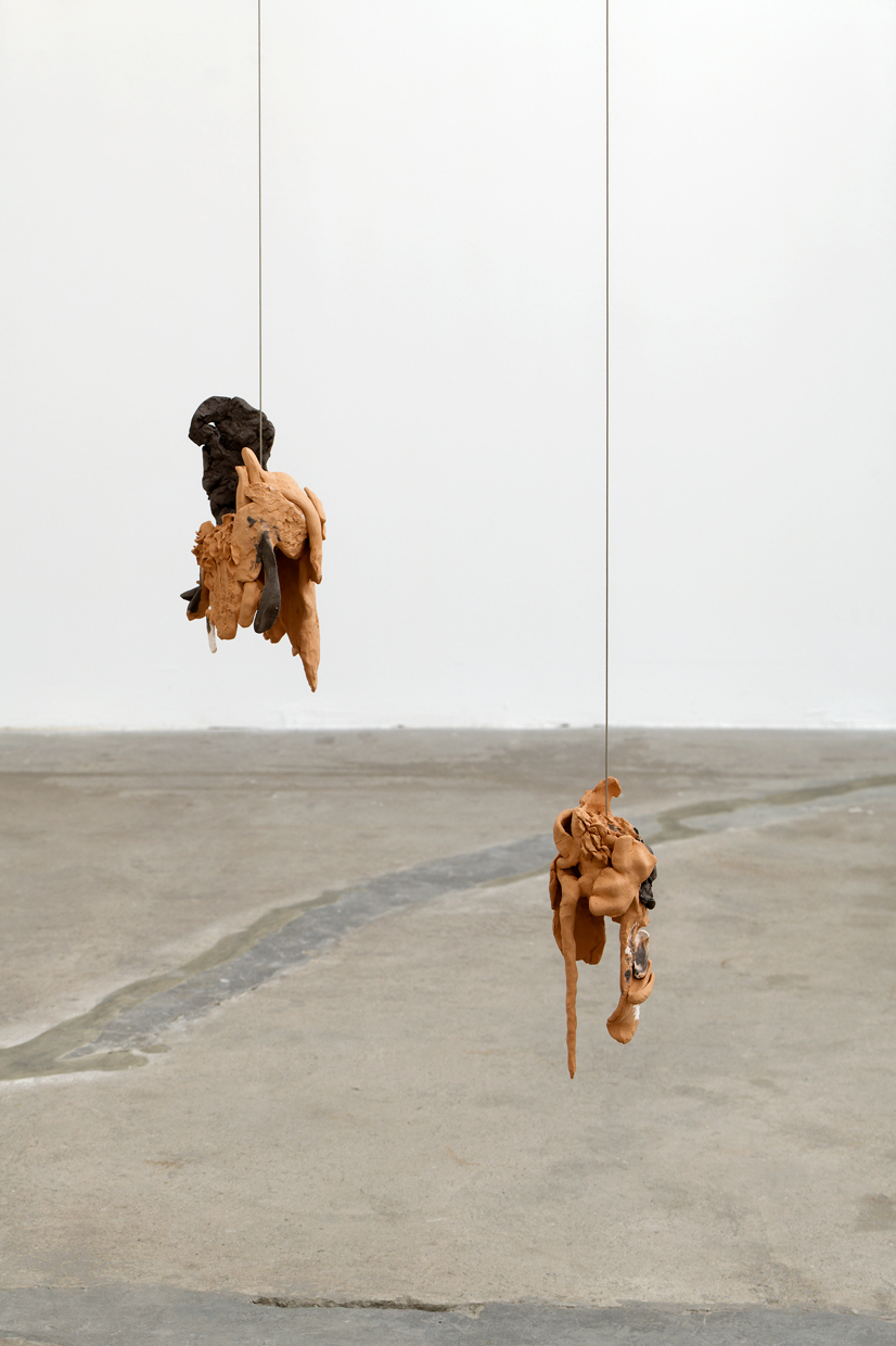 Leontios Toumpouris, Studies on Safe Spaces (1:100), 2023. Baked clay (earthenware, earthen stone, terracotta and bentonite clay), wire. Courtesy Eins Gallery and the artist.