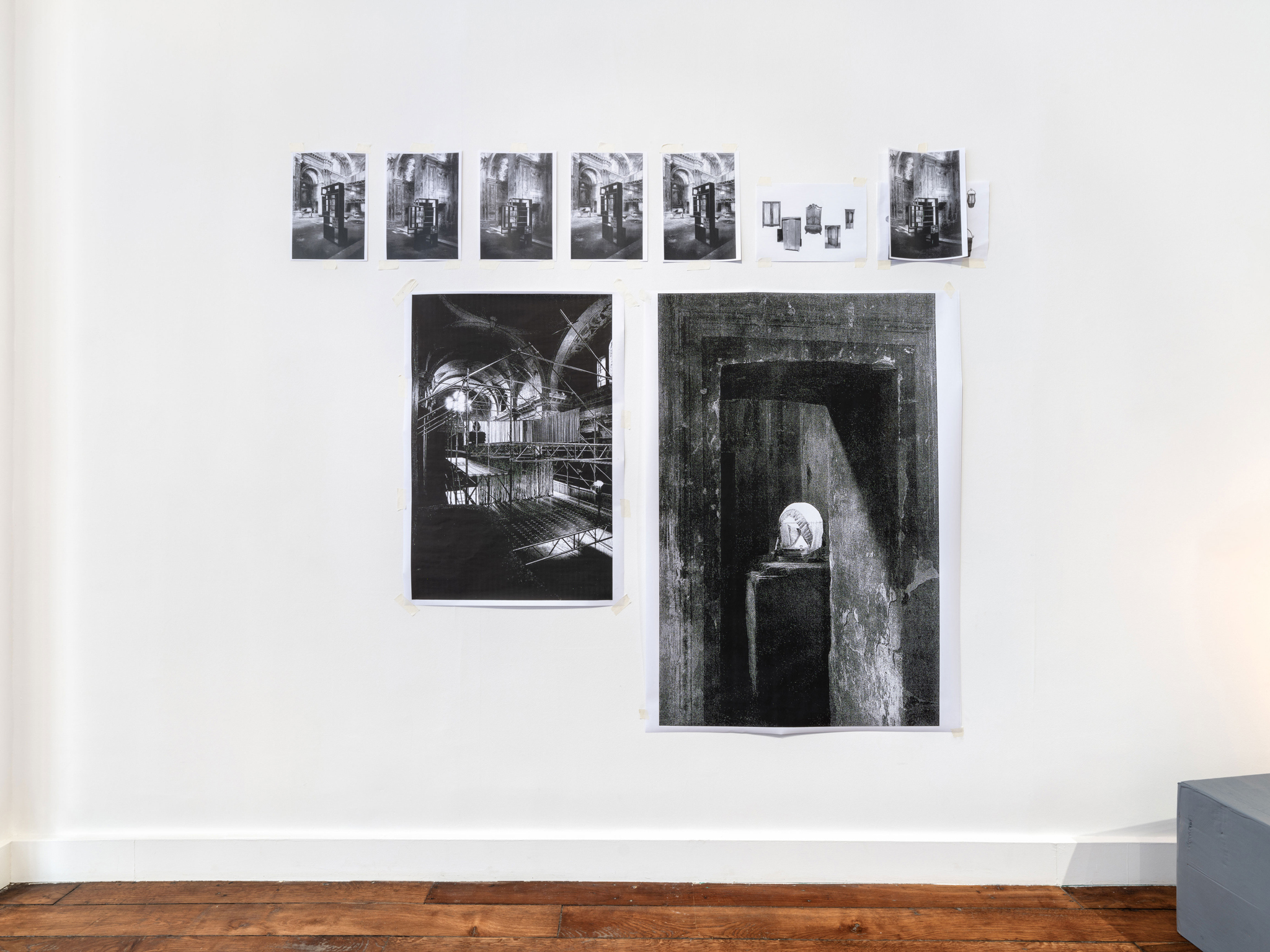 Jessi Reaves, Evidence collage 2, 2024, Print on paper, adhesive, Variable dimensions. Courtesy of the artist and Crèvecœur, Paris. Photo: Martin Argyroglo.