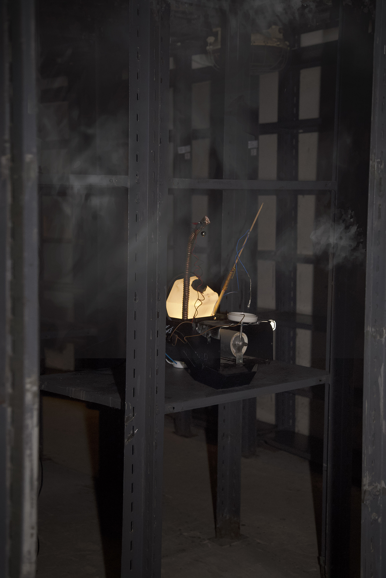 Jan Olt, Bertička, Service Unit, various dimensions, mixed media, 2022