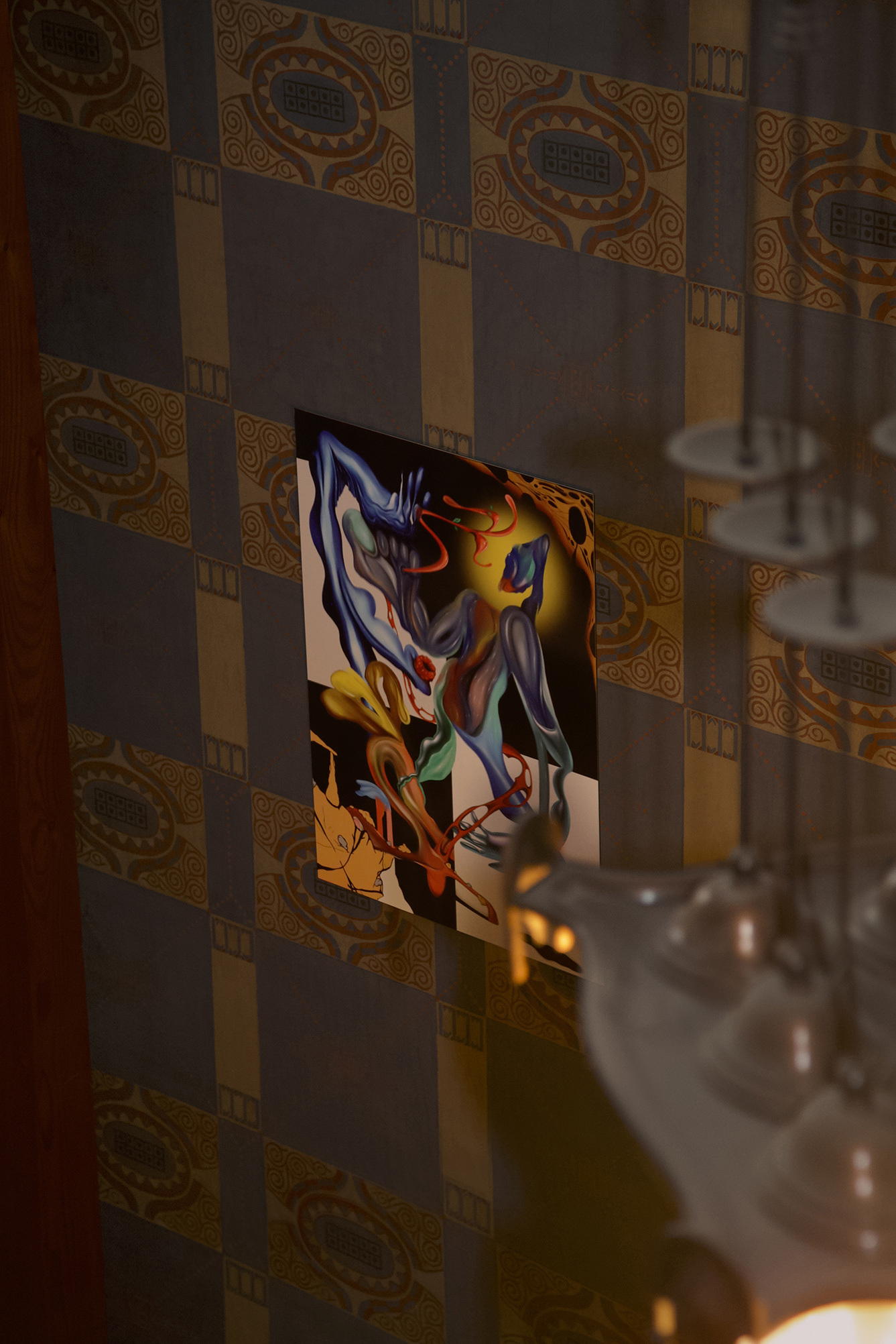 Robuche, Carlagio, 75x50 cm, mixed media printed on Acrylic and Aluminium, 2022