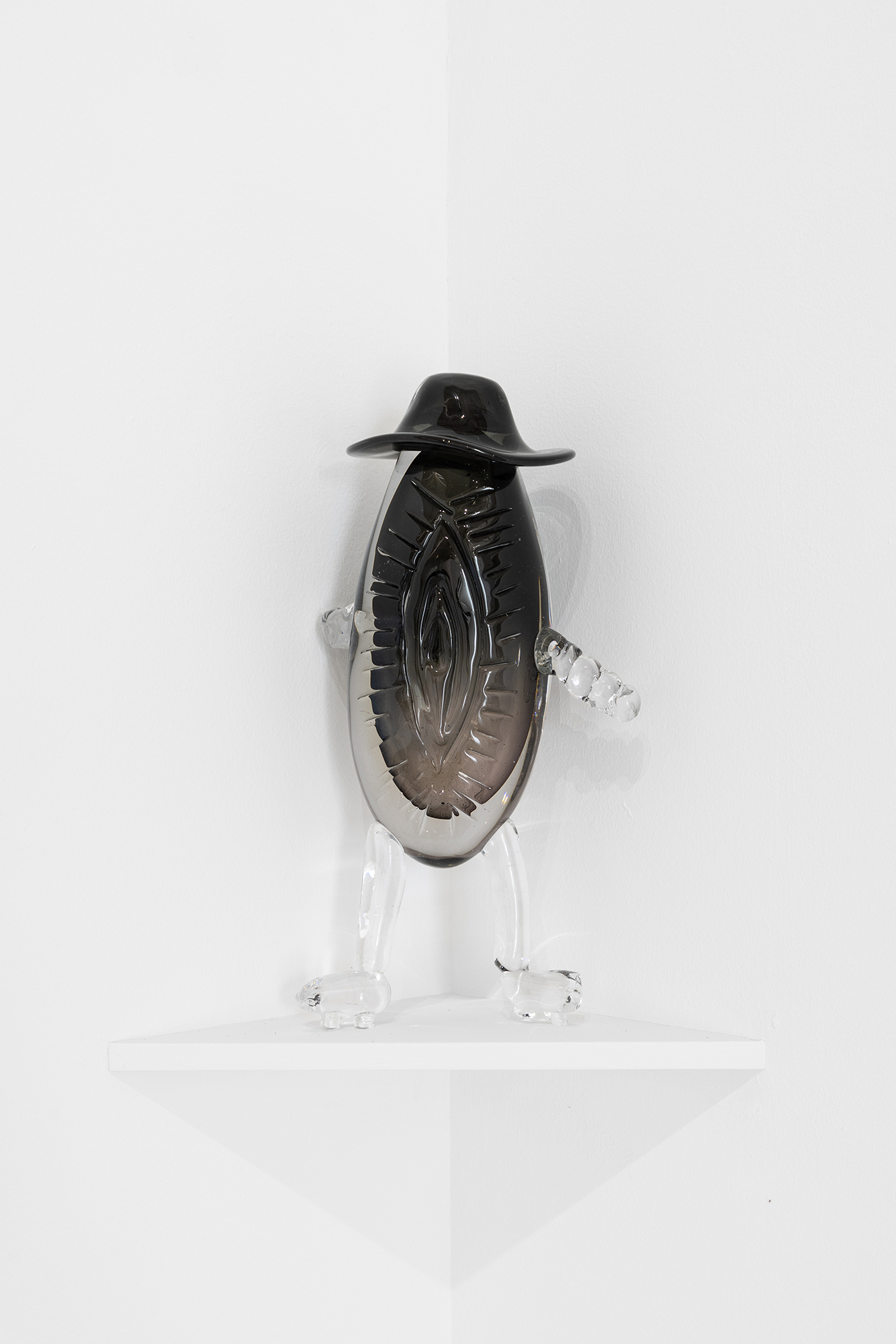 Andreia Santana; Door Woman (entrance); 2024; 42 x 24 x 15 cm; Blown glass; Courtesy of the artist.