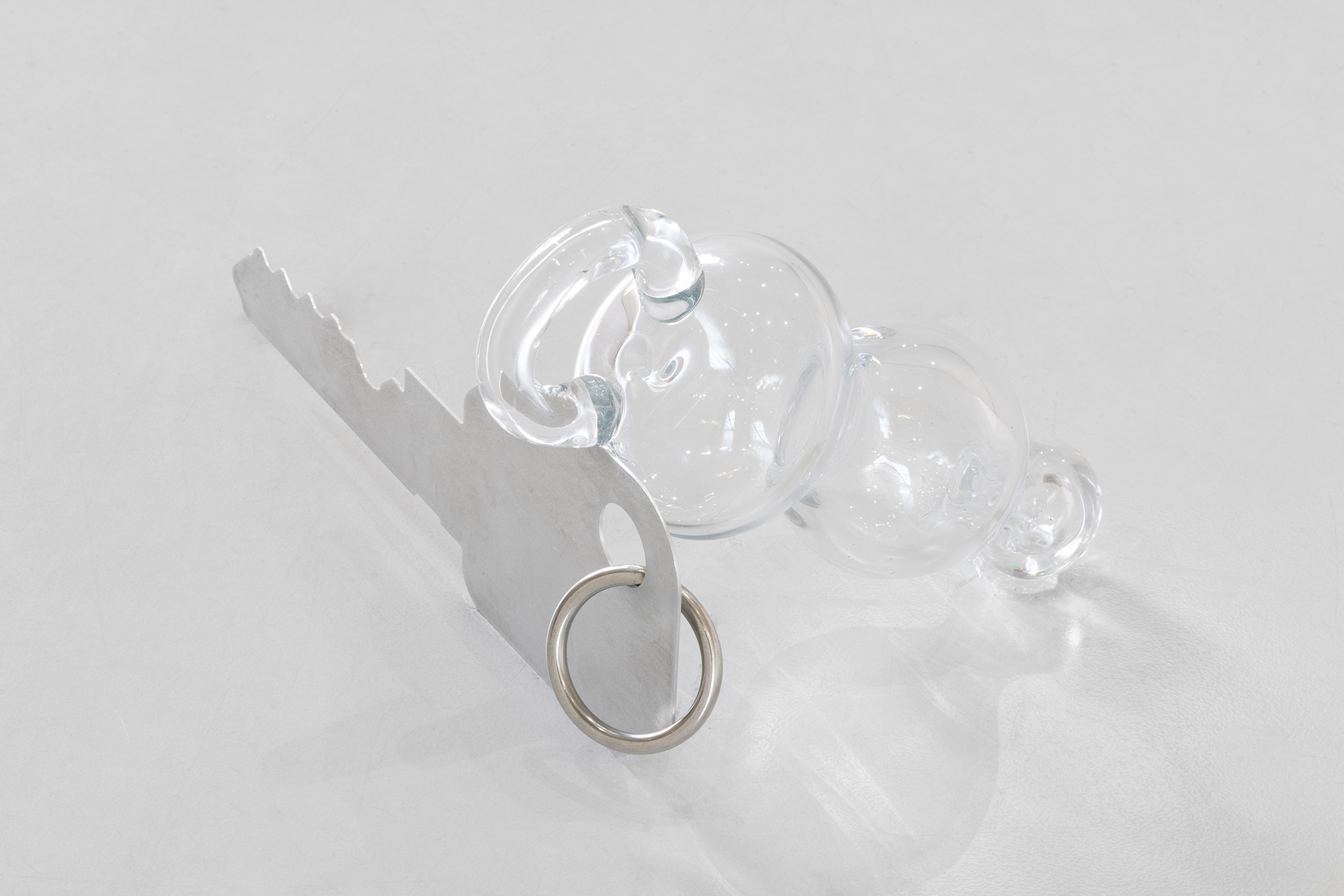 Andreia Santana; letterbox; 2024; Variable dimensions; Blown glass and aluminum; Courtesy of the artist.