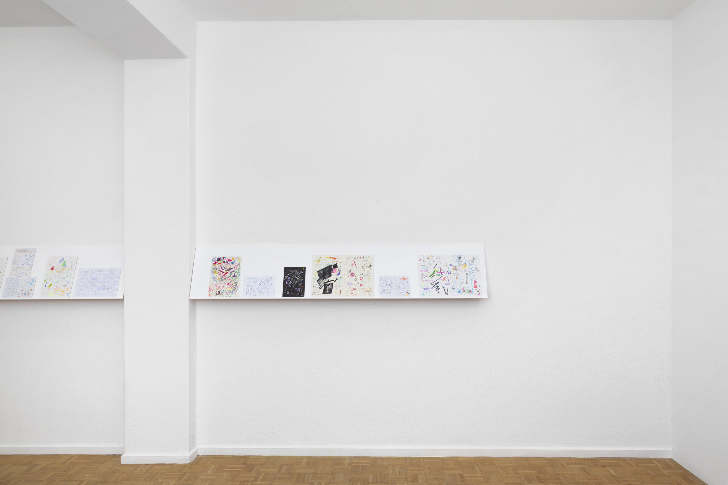 Installation view - Les activités parallèles - Arnaud Wohlhauser- 2024