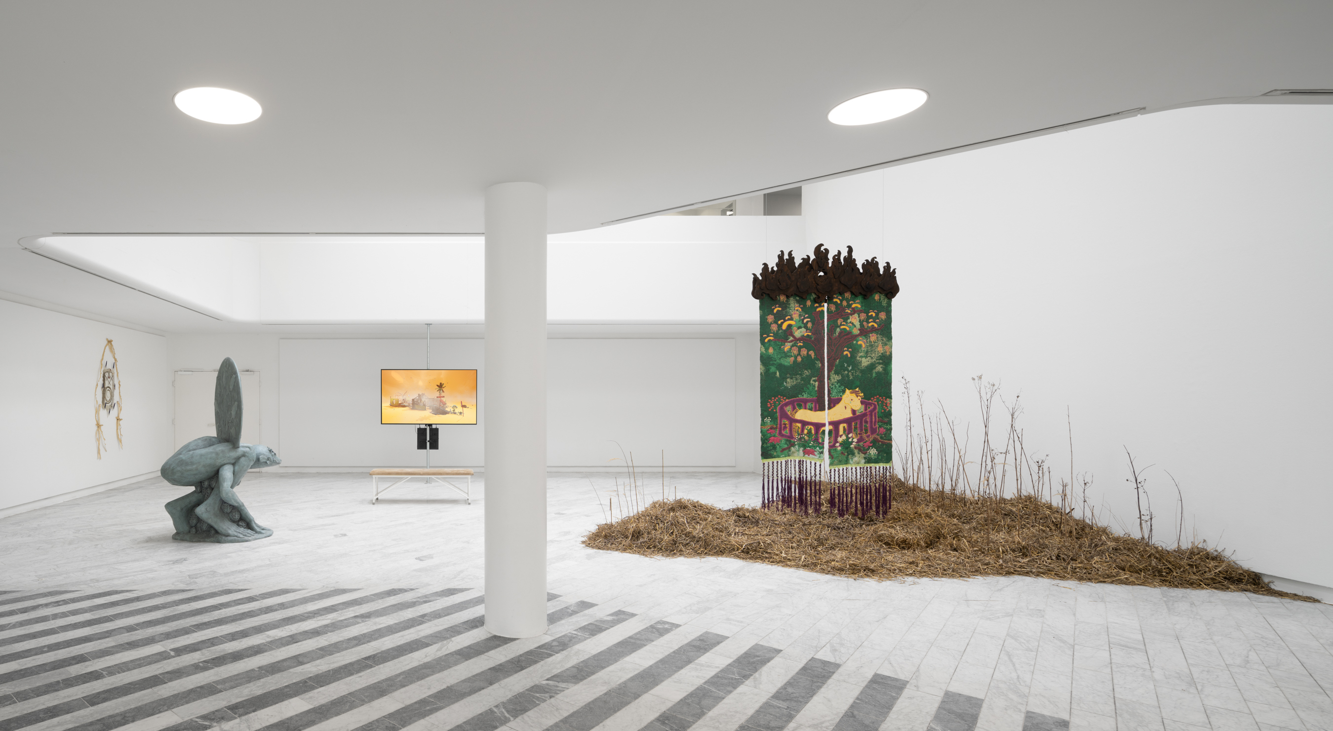ECO-FAN, Ava Samii, Frederik Exner, Theo Triantafyllidis, Olivia Rode Hvass, Installation view, 2024