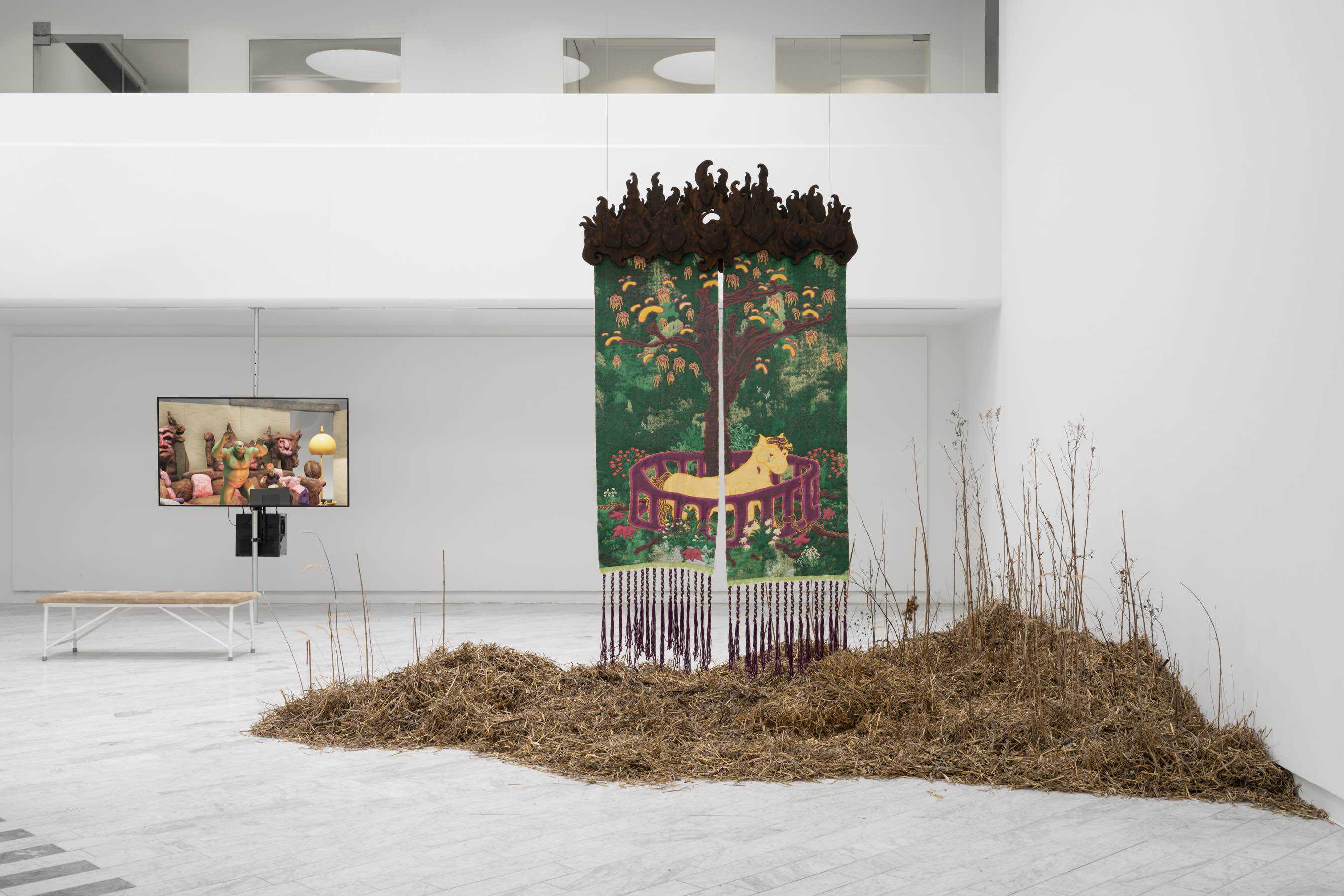 ECO-FAN, Theo Triantafyllidis, Olivia Rode Hvass, Installation view, 2024
