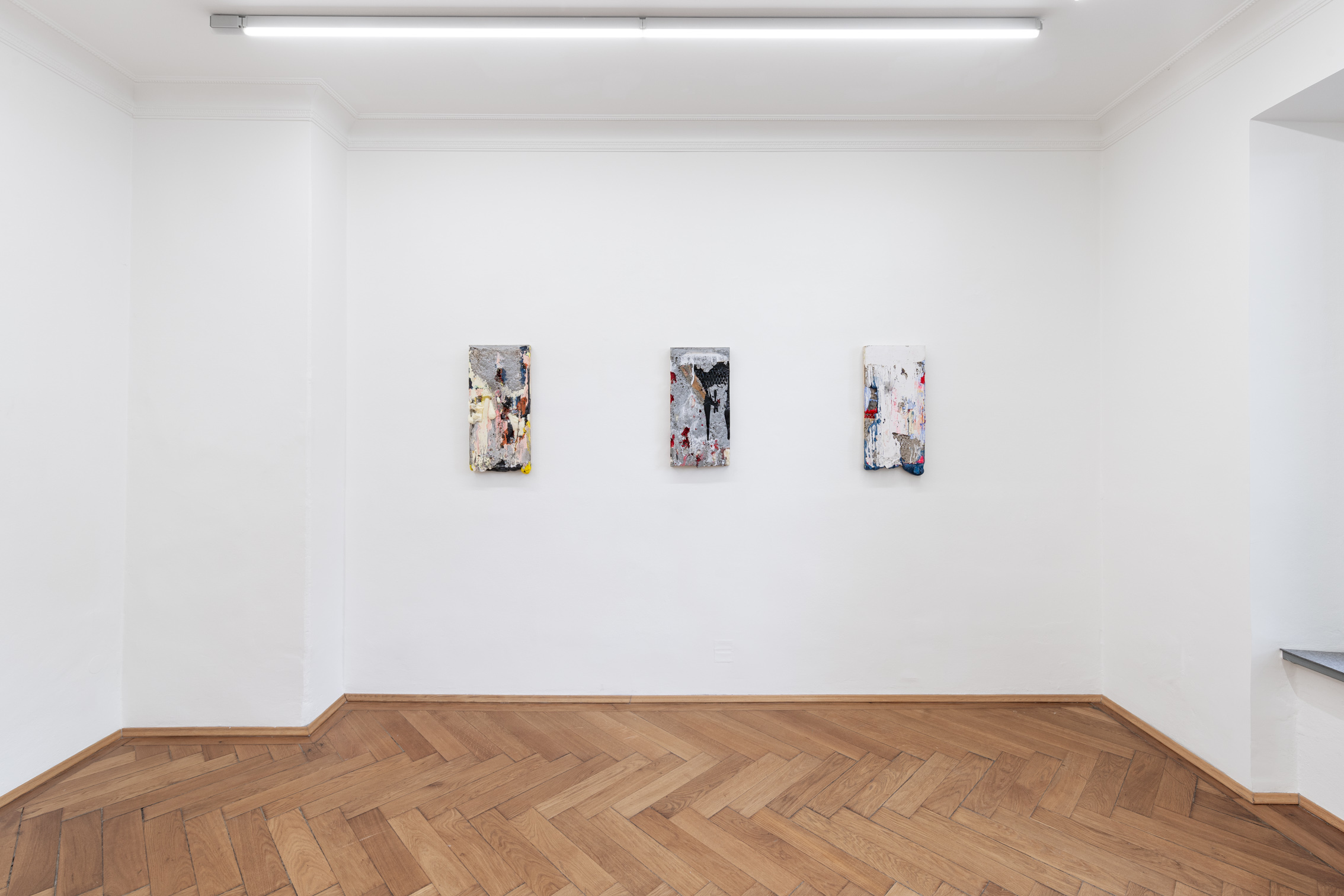 Installation view, Patrick Ostrowsky: unrest, 2024, Britta Rettberg Munich.