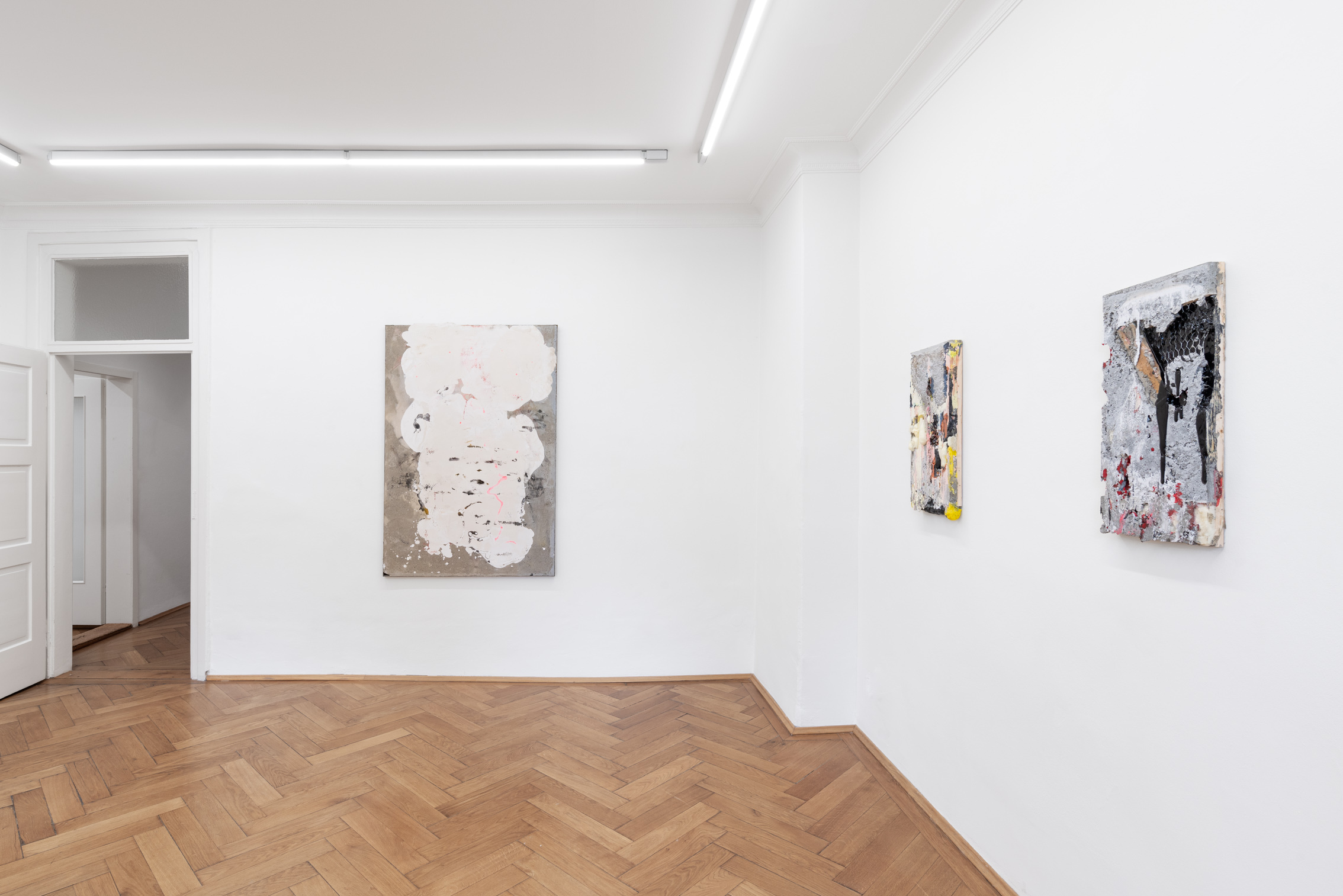 Installation view, Patrick Ostrowsky: unrest, 2024, Britta Rettberg Munich.