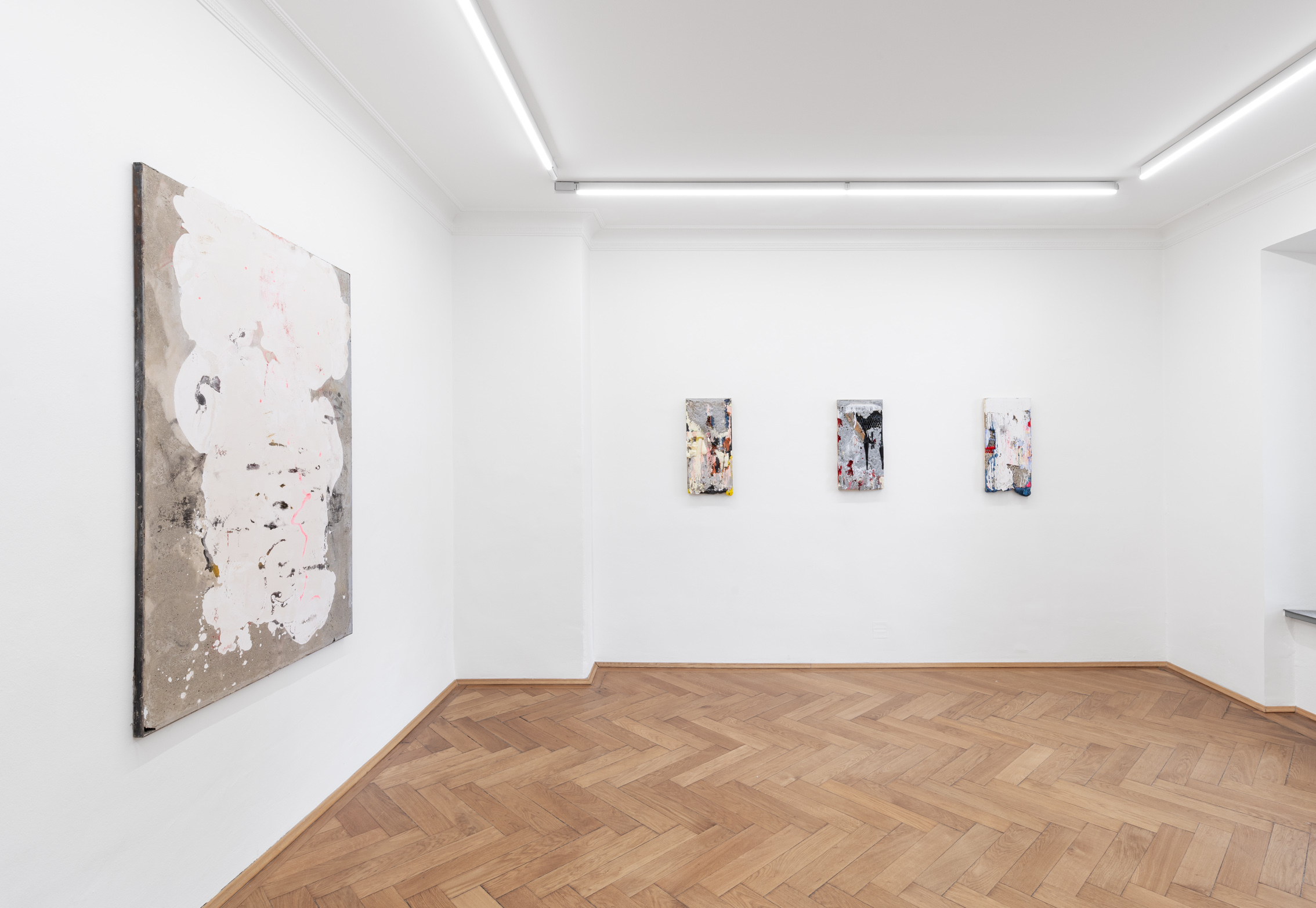 Installation view, Patrick Ostrowsky: unrest, 2024, Britta Rettberg Munich.