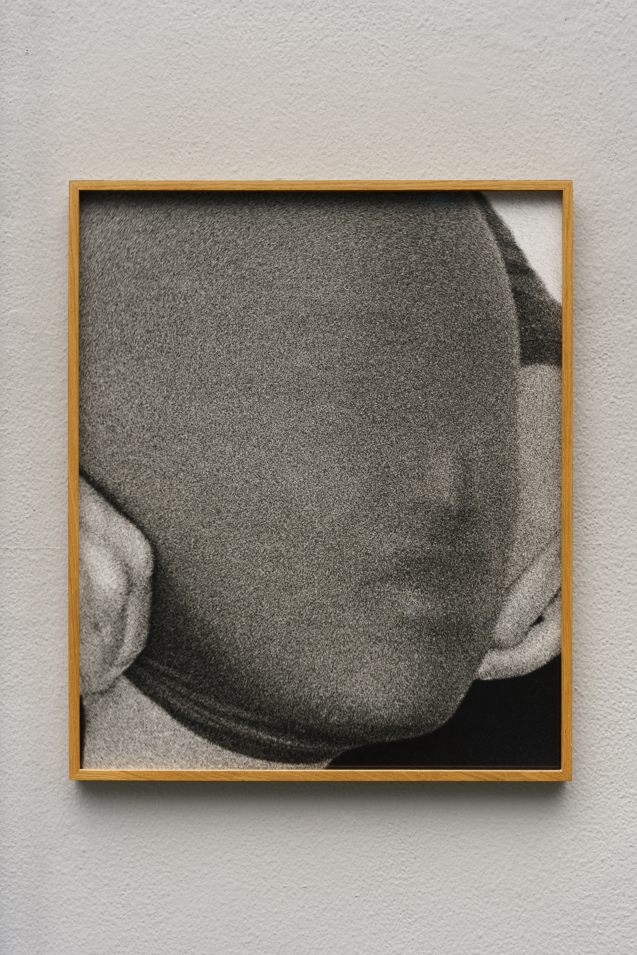 Joanna Piotrowska, Father, II, 2022, Silver gelatine print, printed in 2022, 60×50×2.5cm. Photo: Jana Buch, Courtesy of the artist and Neue Galerie Gladbeck. Curated by Luisa Schlotterbeck