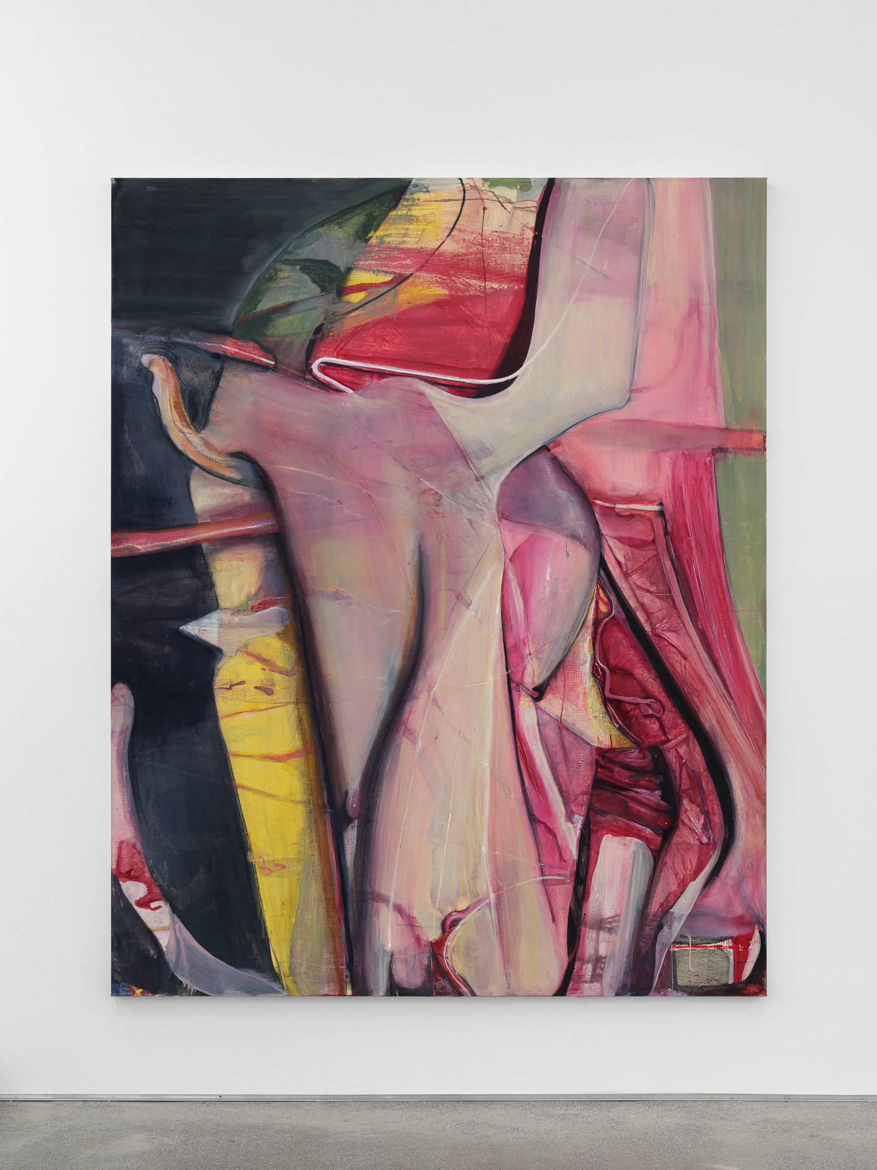 Keunmin Lee, Body construction (II), 2024, Oil on canvas, 227,3 x 181,8 cm / 89 1/2 x 71 9/13 inches