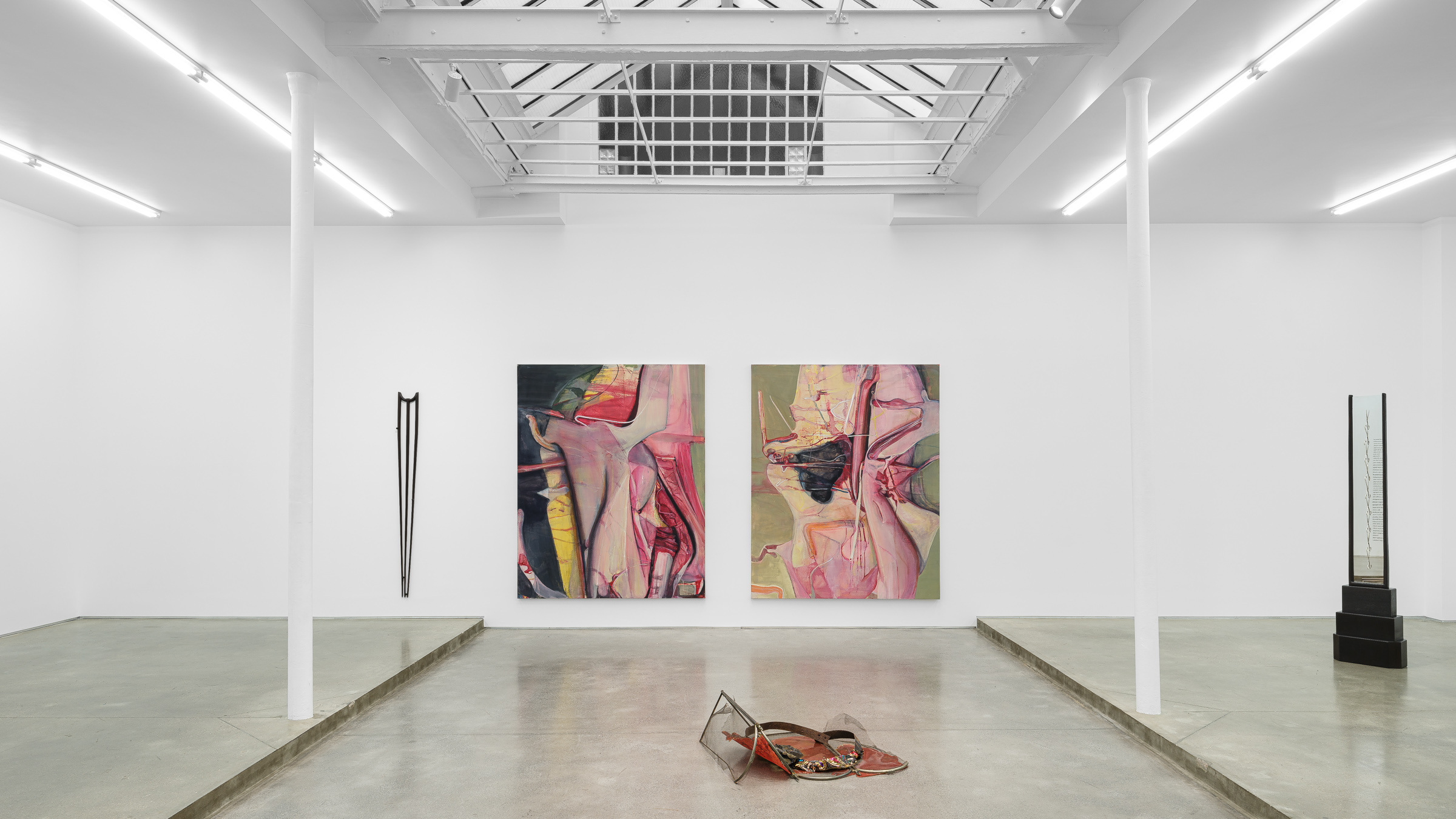 Exhibition view "What happens when we cry?" curated by Marion Coindeau, Galerie Derouillon, Paris 2024