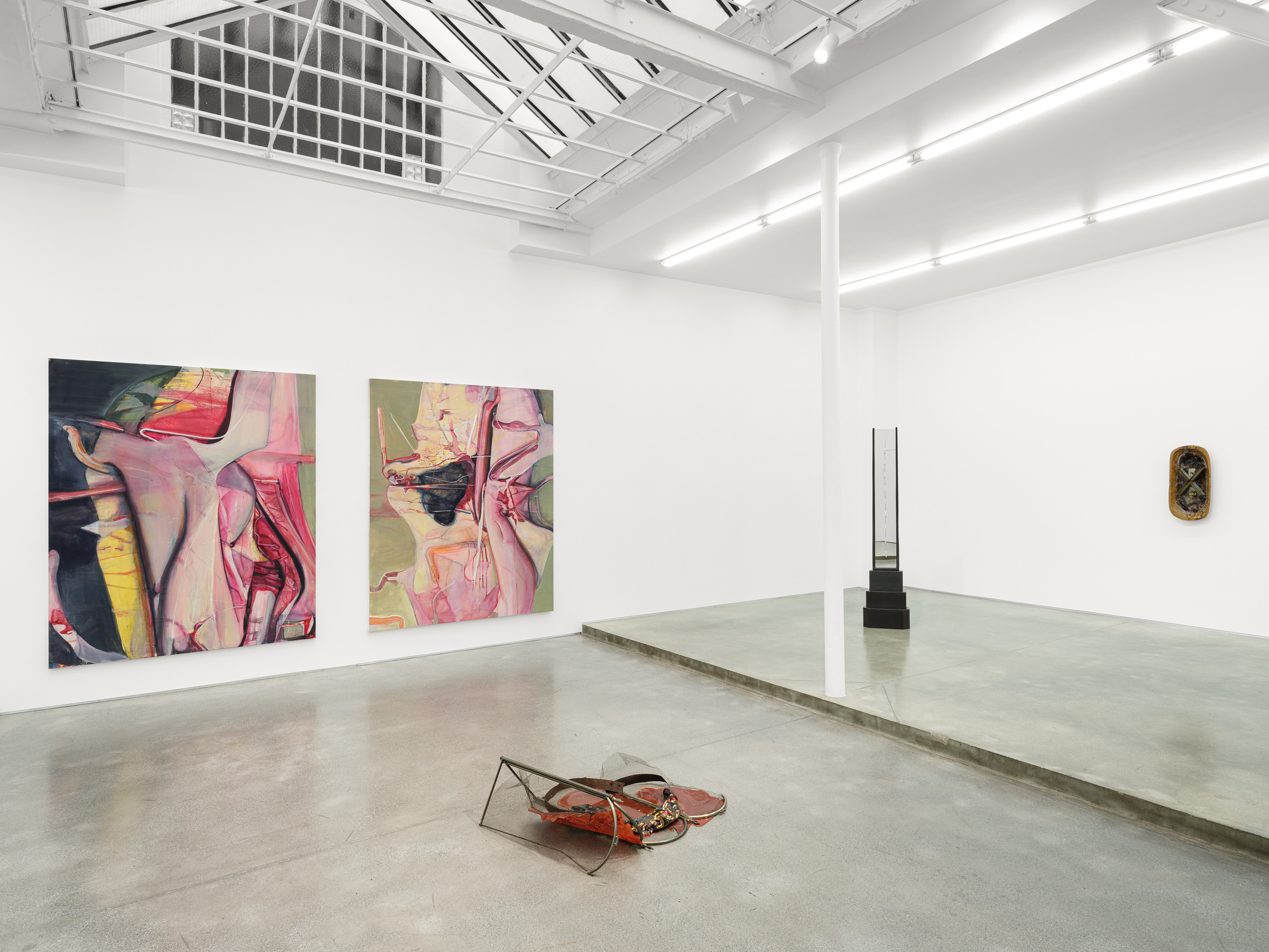 Exhibition view "What happens when we cry?" curated by Marion Coindeau, Galerie Derouillon, Paris 2024
